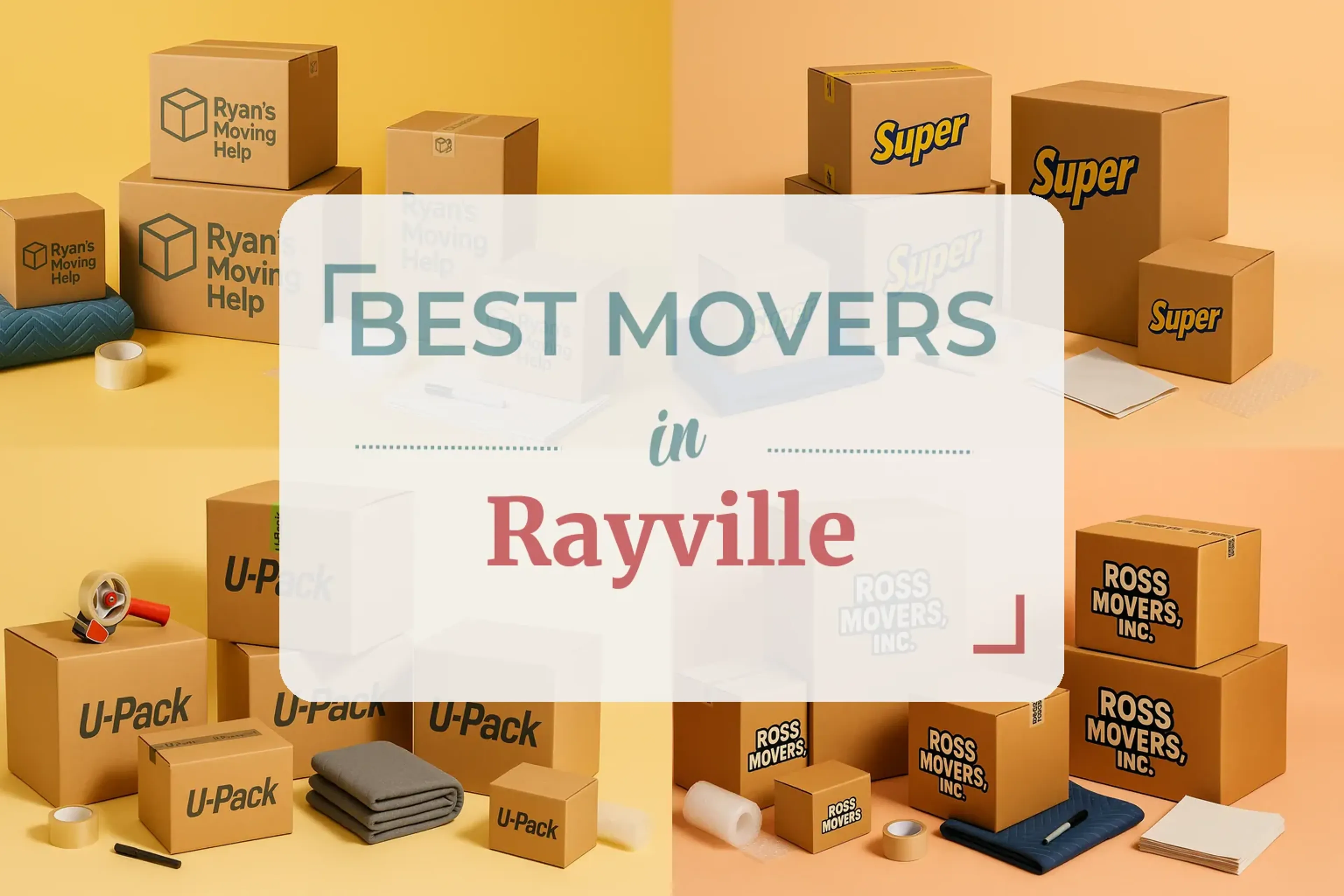 Side-by-side comparison of Rayville moving companies