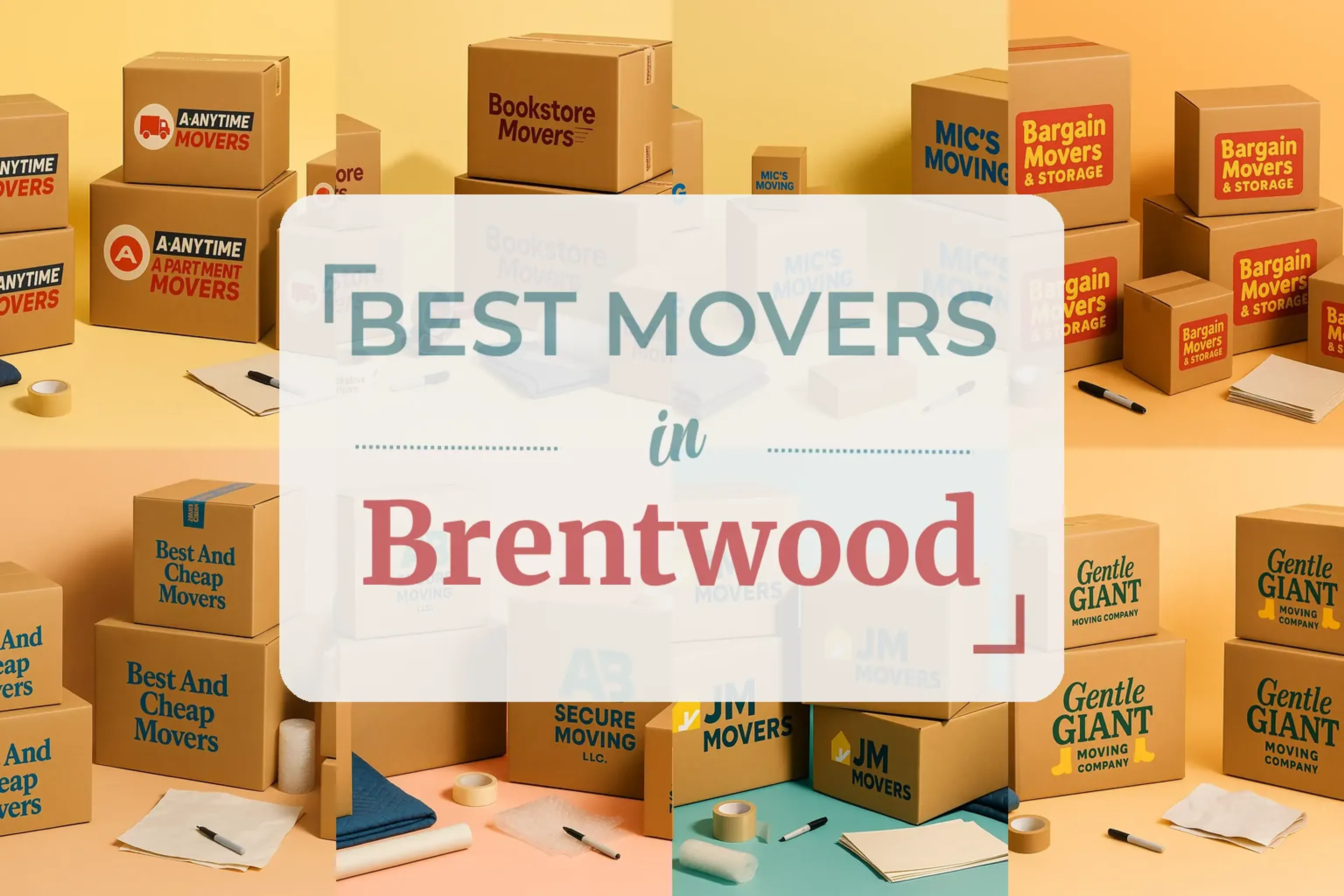Side-by-side comparison of Brentwood moving companies