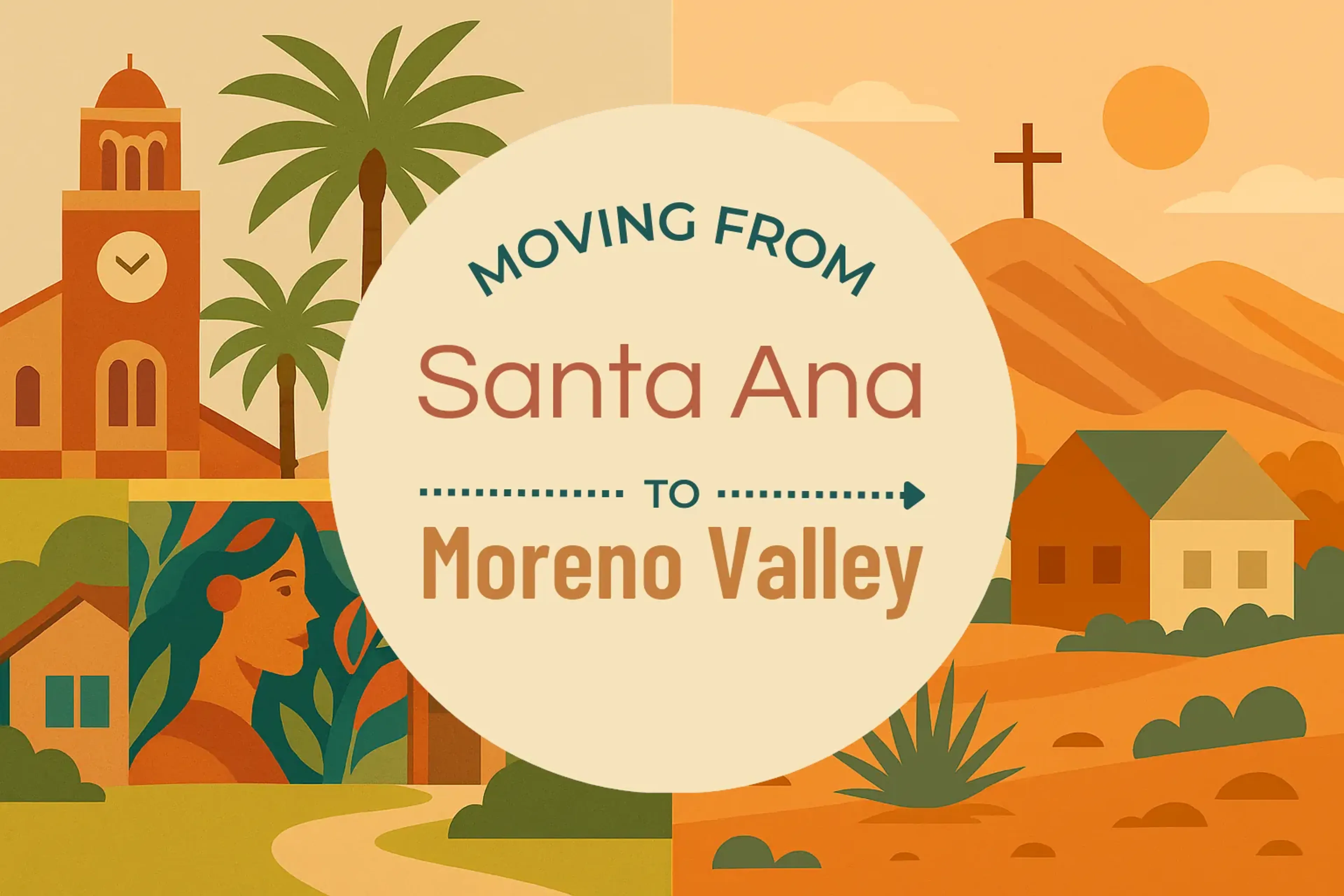 Side-by-side comparison of Santa Ana to Moreno Valley moving companies