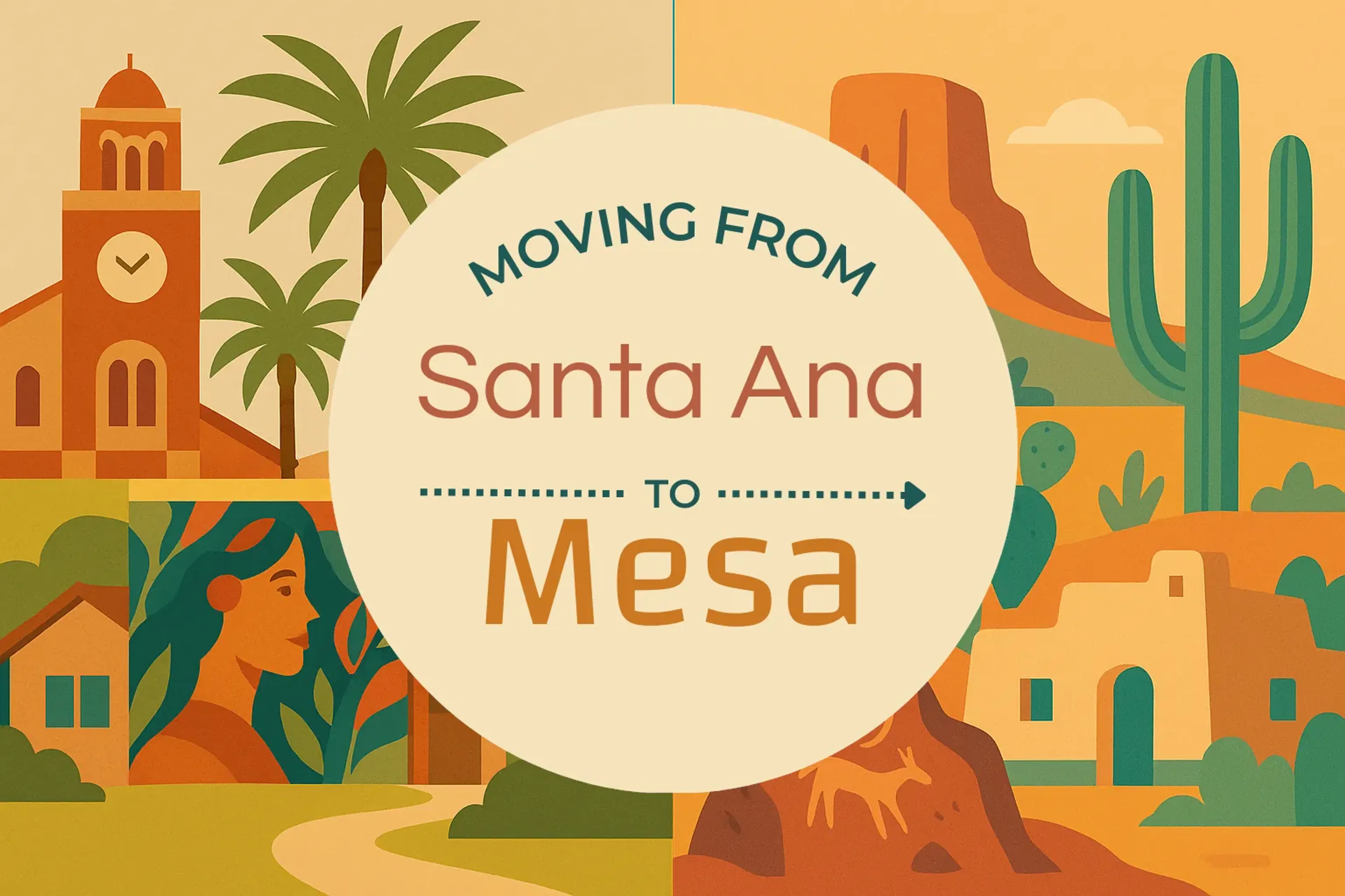 Side-by-side comparison of Santa Ana to Mesa moving companies