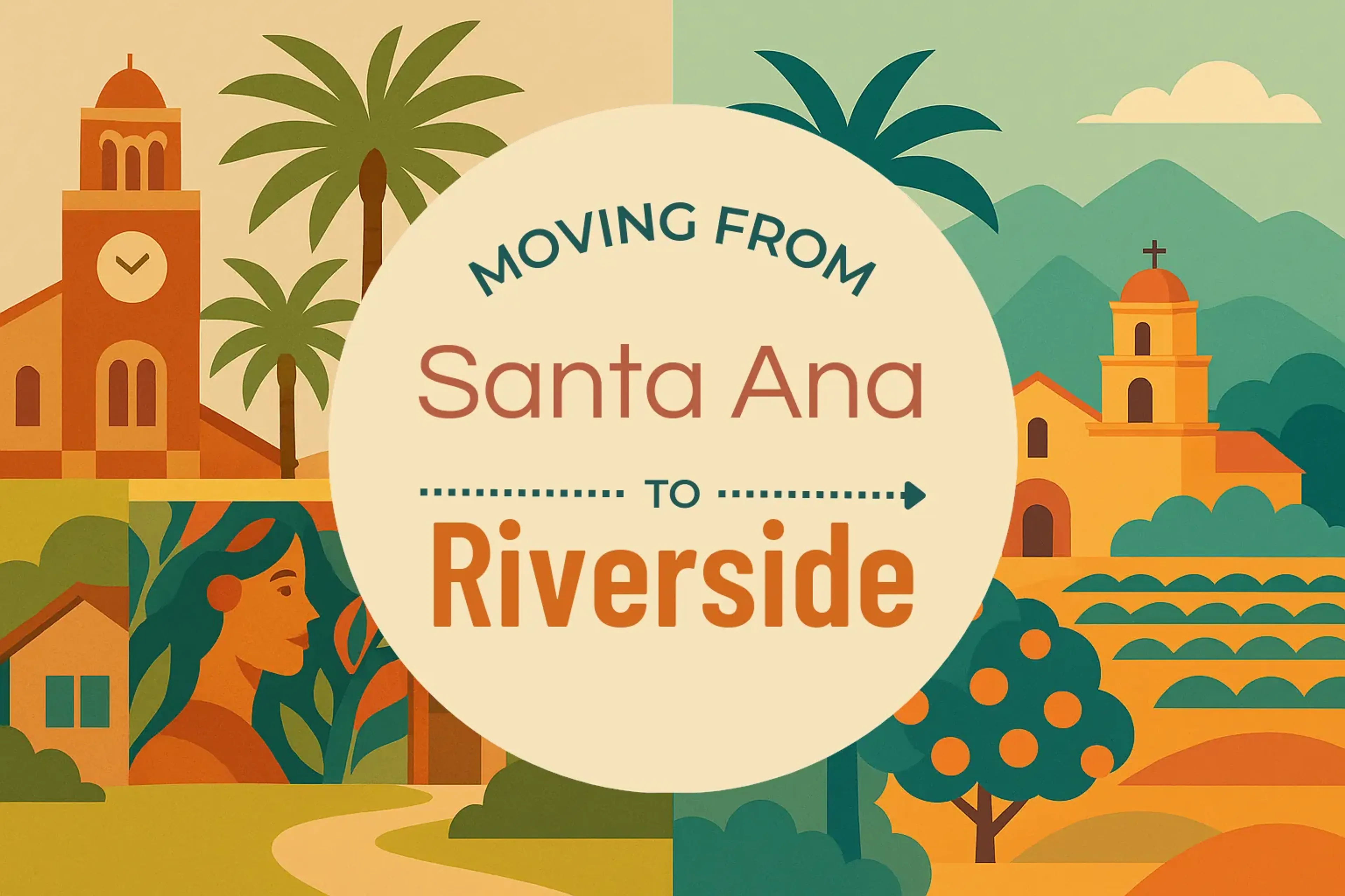 Side-by-side comparison of Santa Ana to Riverside moving companies