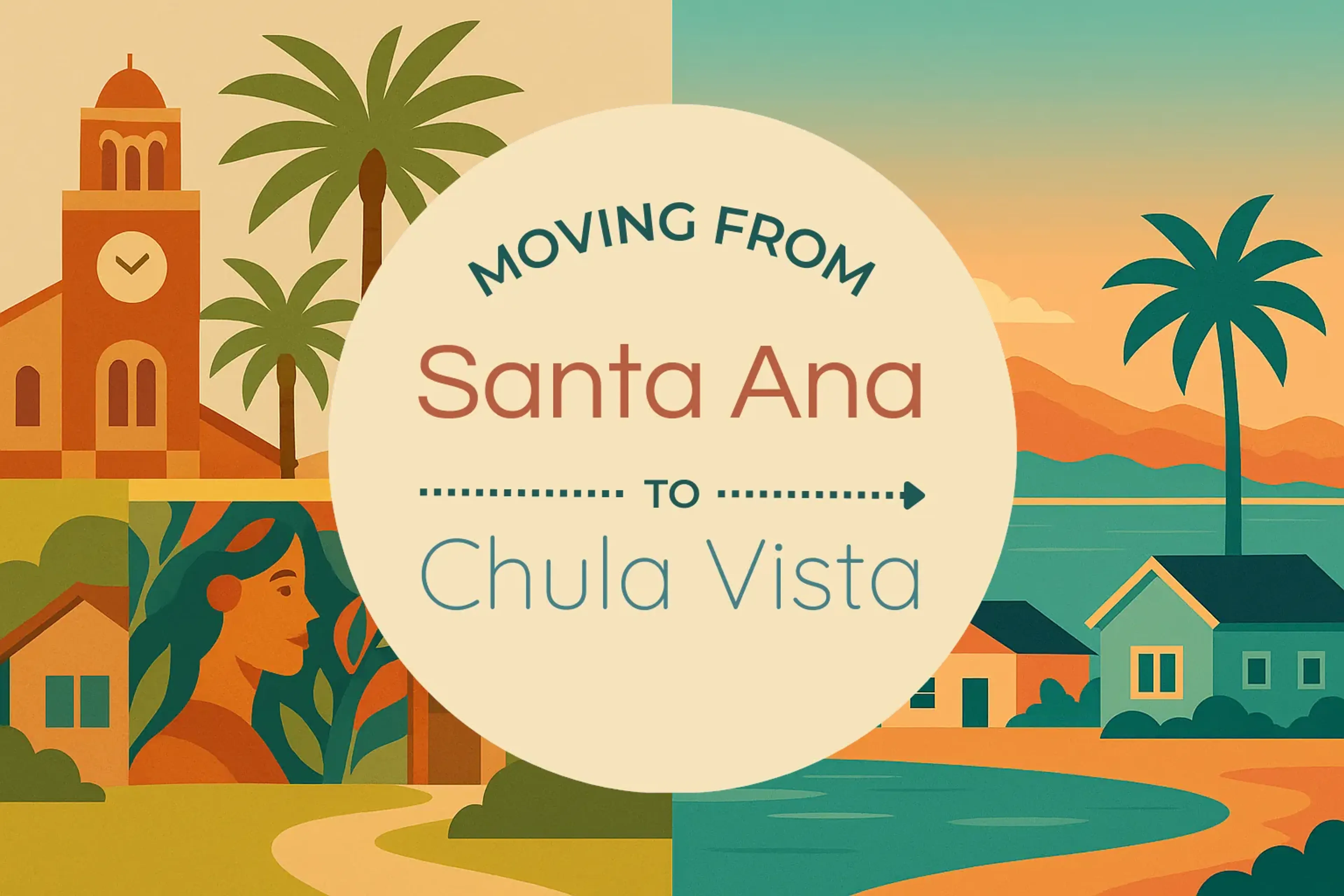 Side-by-side comparison of Santa Ana to Chula Vista moving companies