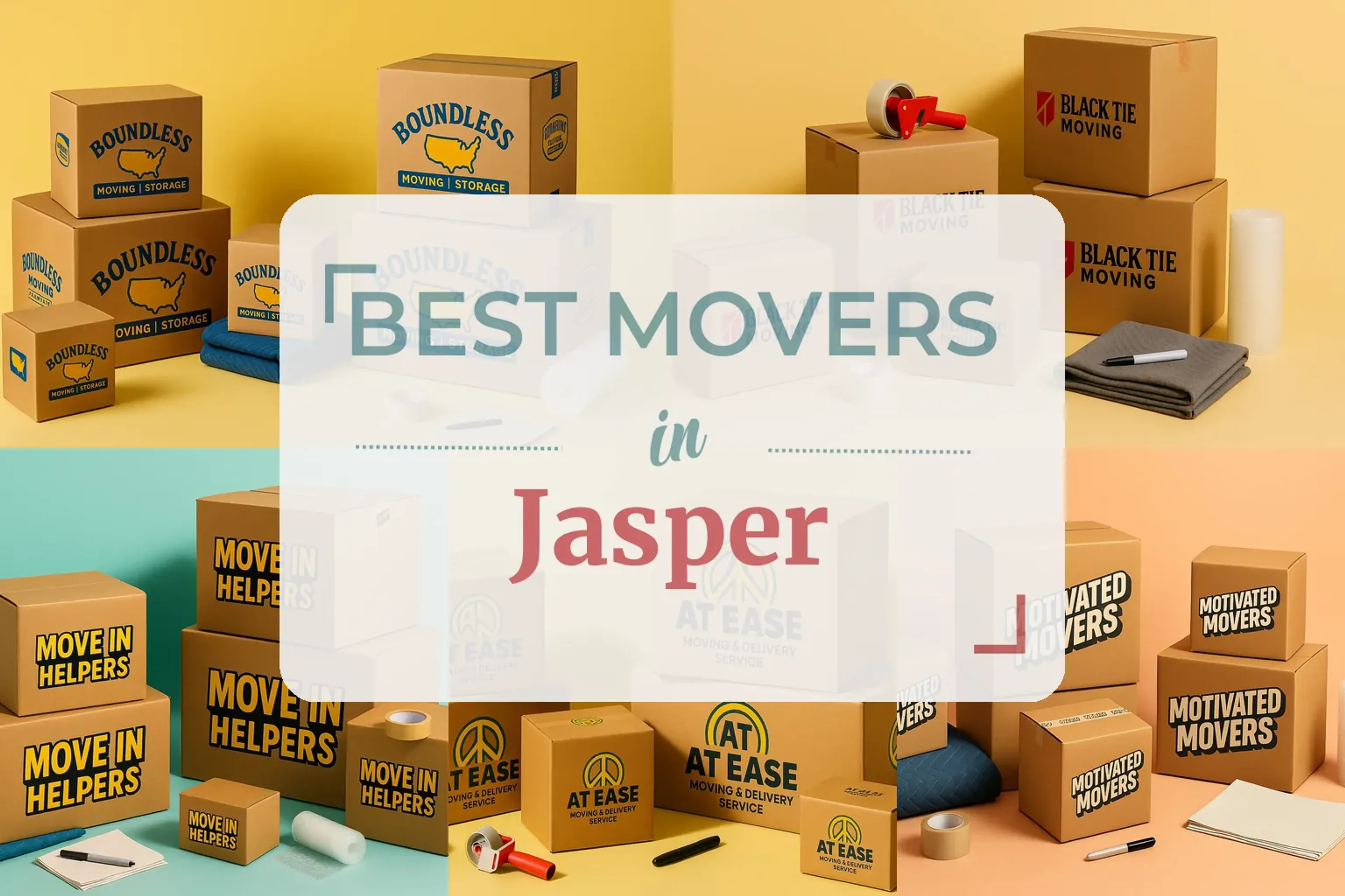 Side-by-side comparison of Jasper moving companies