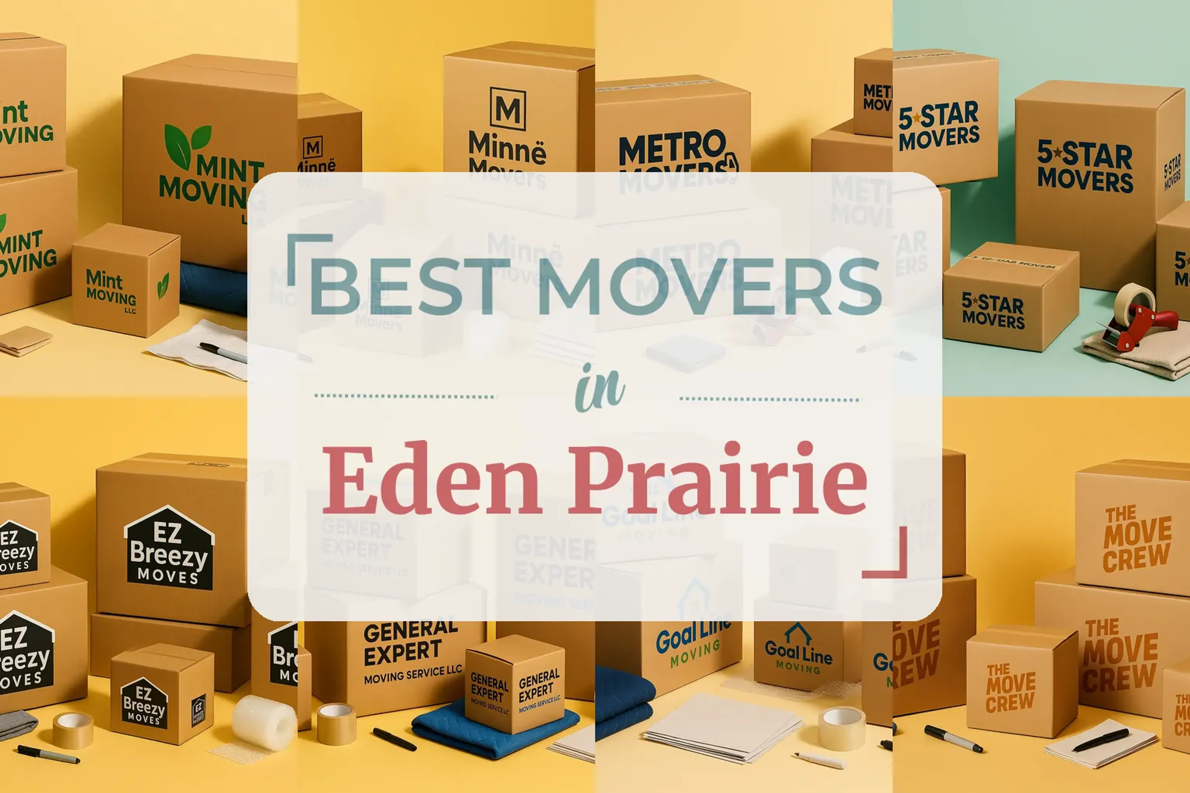 Side-by-side comparison of Eden Prairie moving companies