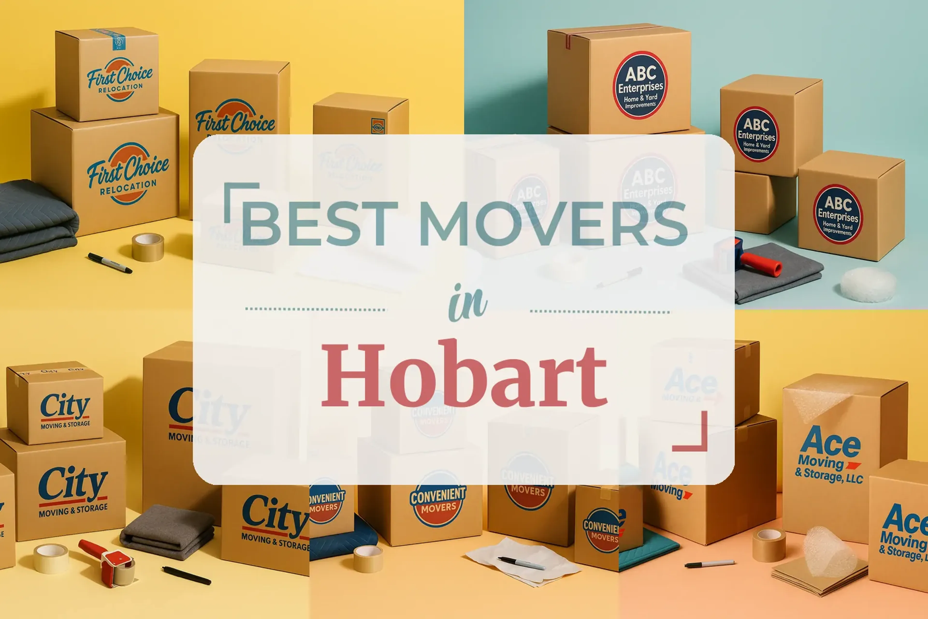 Side-by-side comparison of Hobart moving companies