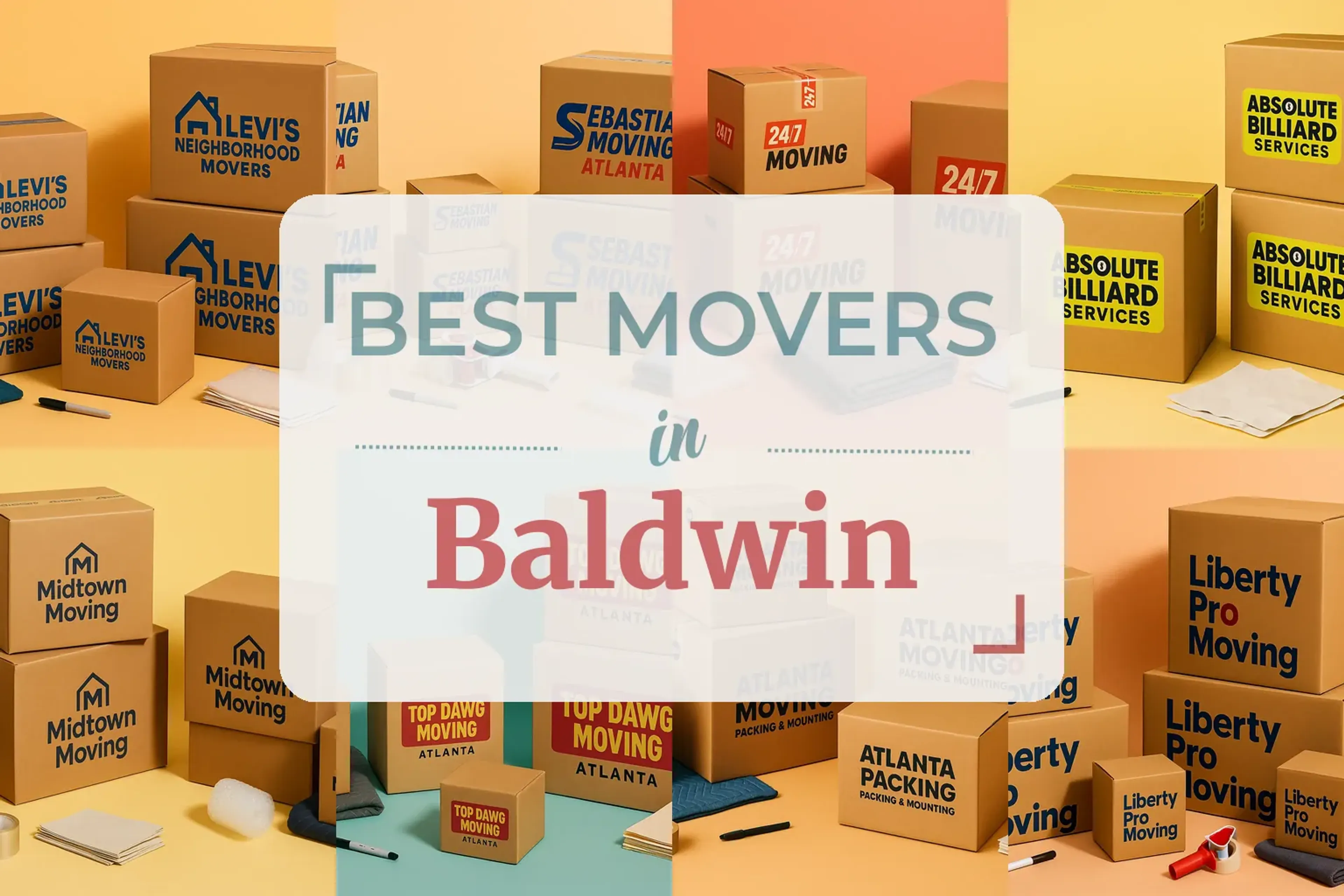 Side-by-side comparison of Baldwin moving companies