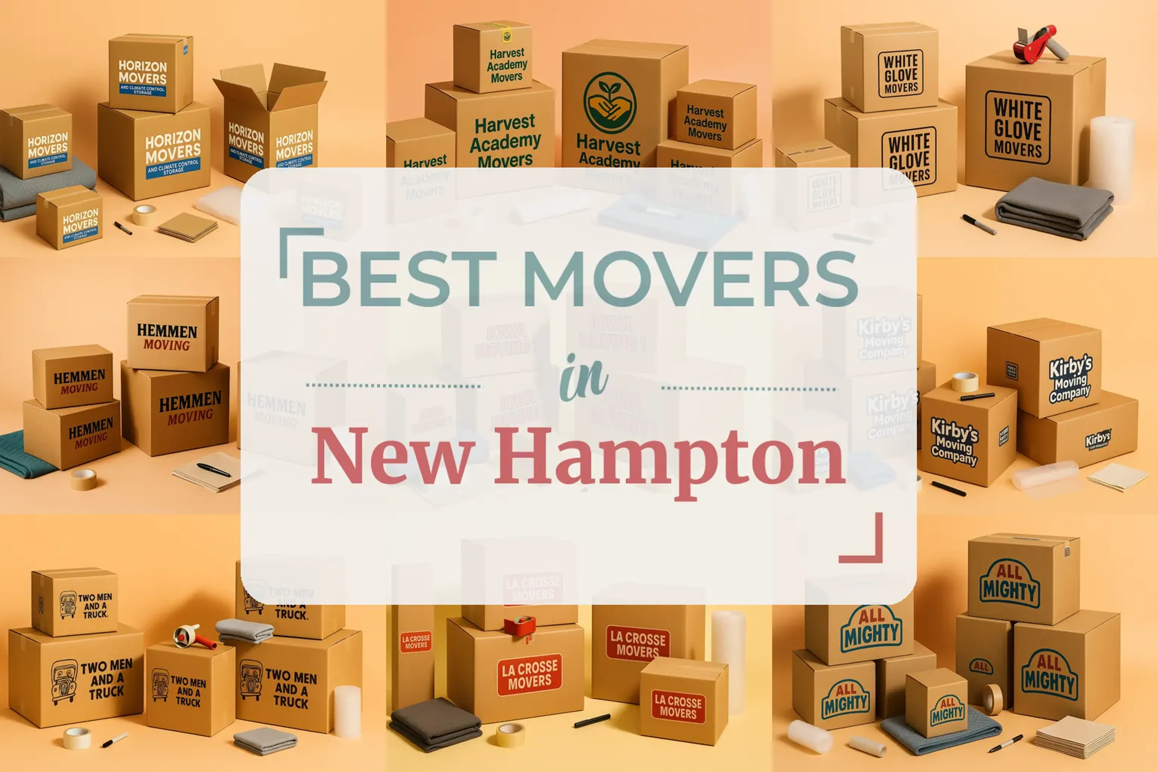 Side-by-side comparison of New Hampton moving companies
