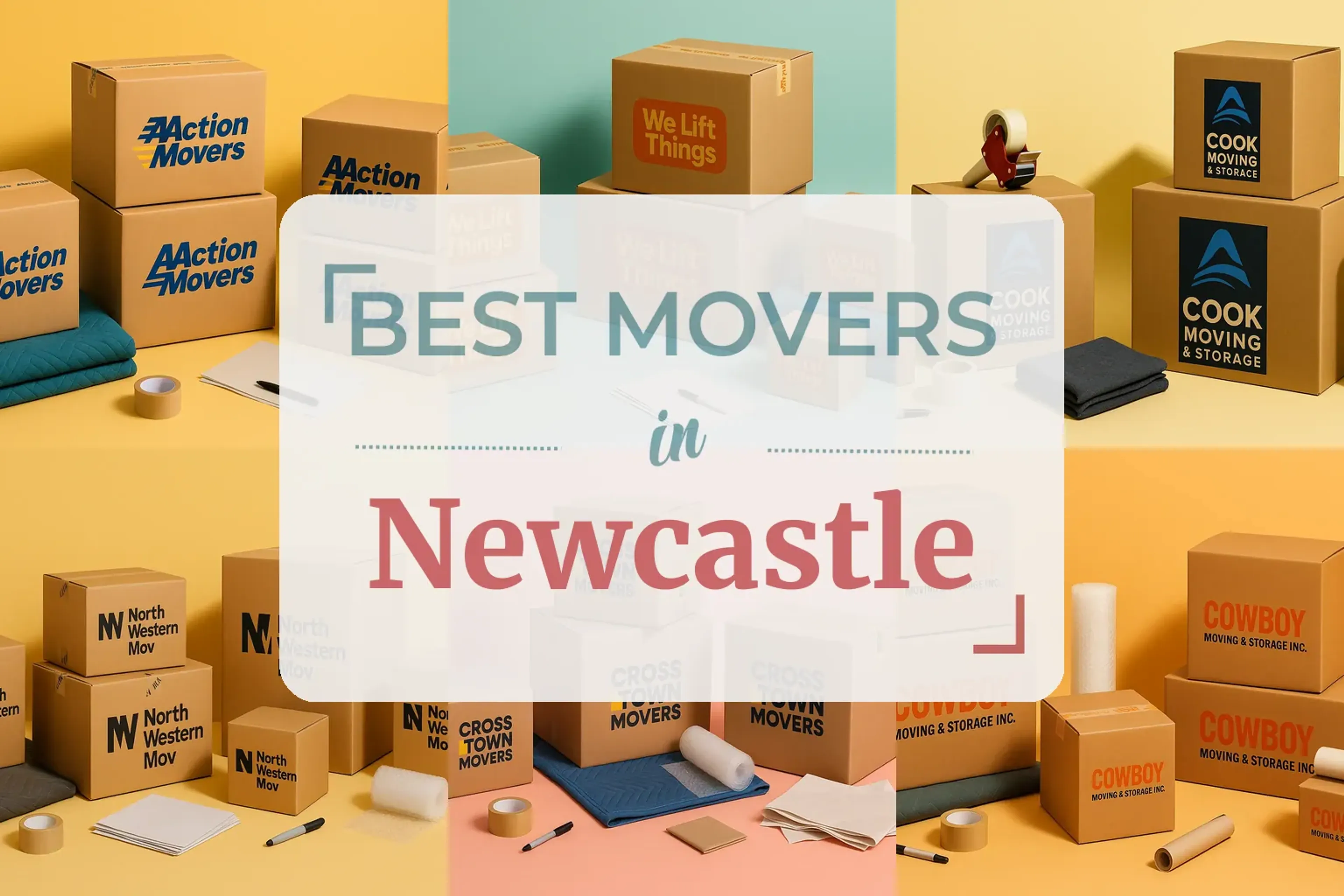 Side-by-side comparison of Newcastle moving companies