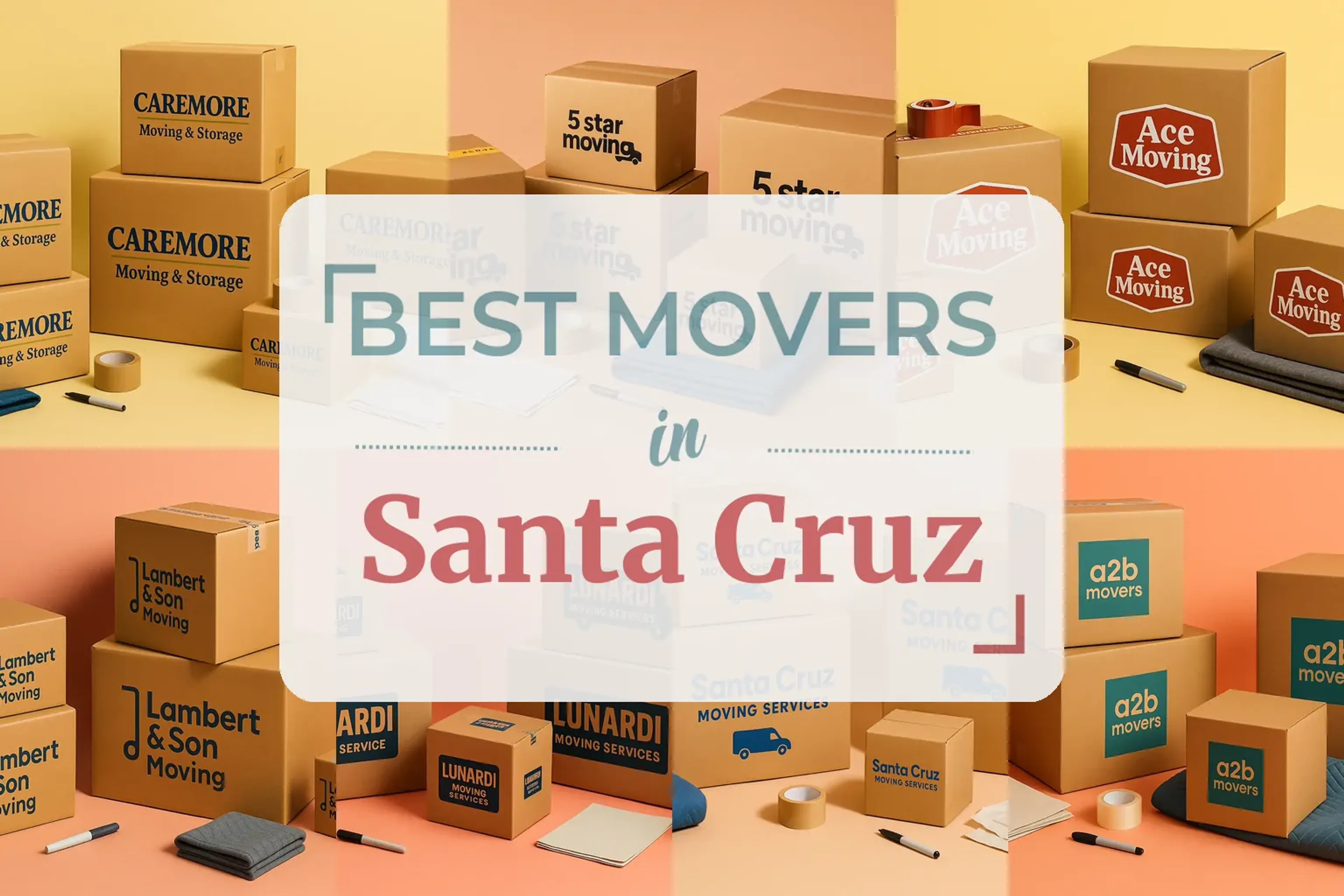 Side-by-side comparison of Santa Cruz moving companies