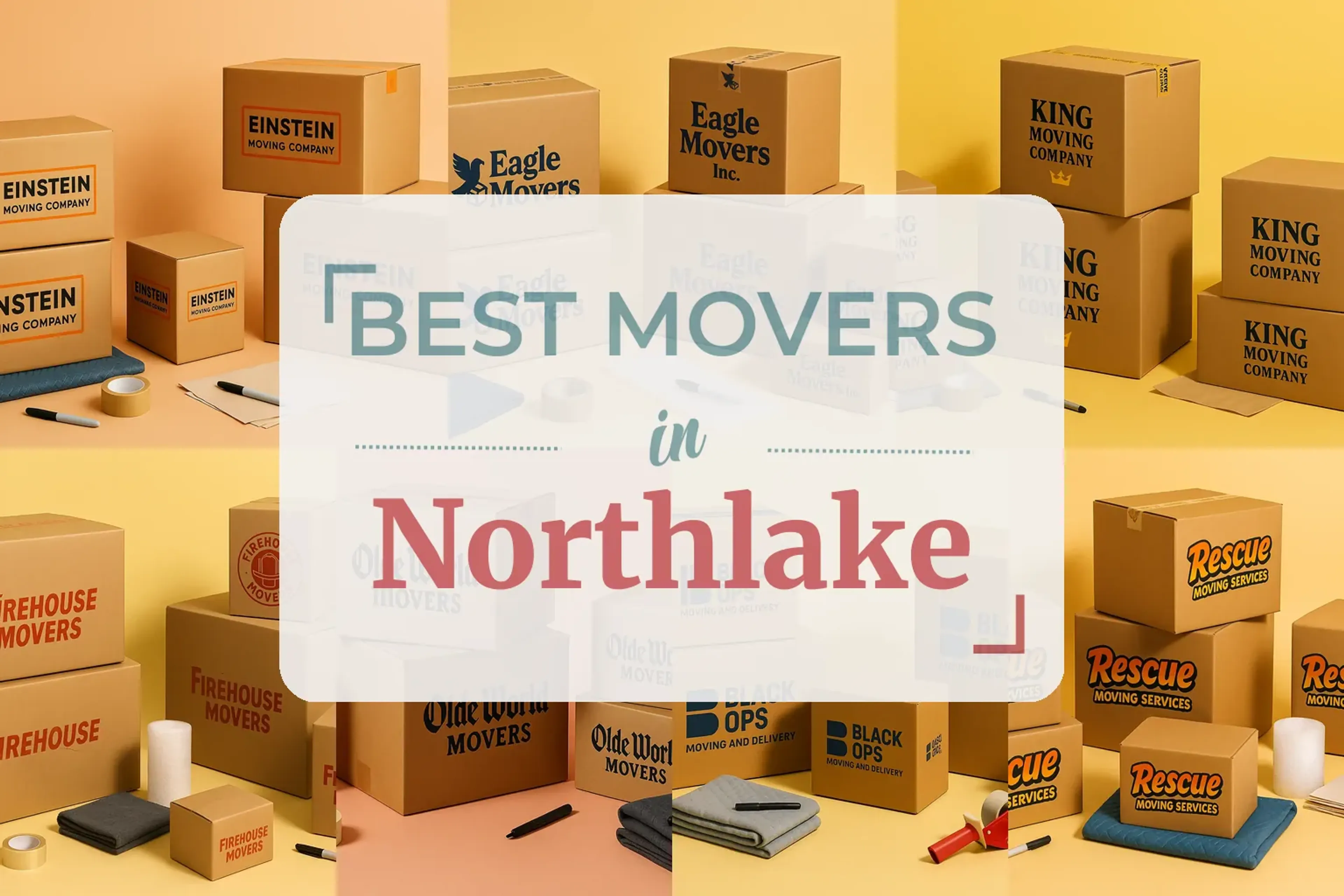 Side-by-side comparison of Northlake moving companies