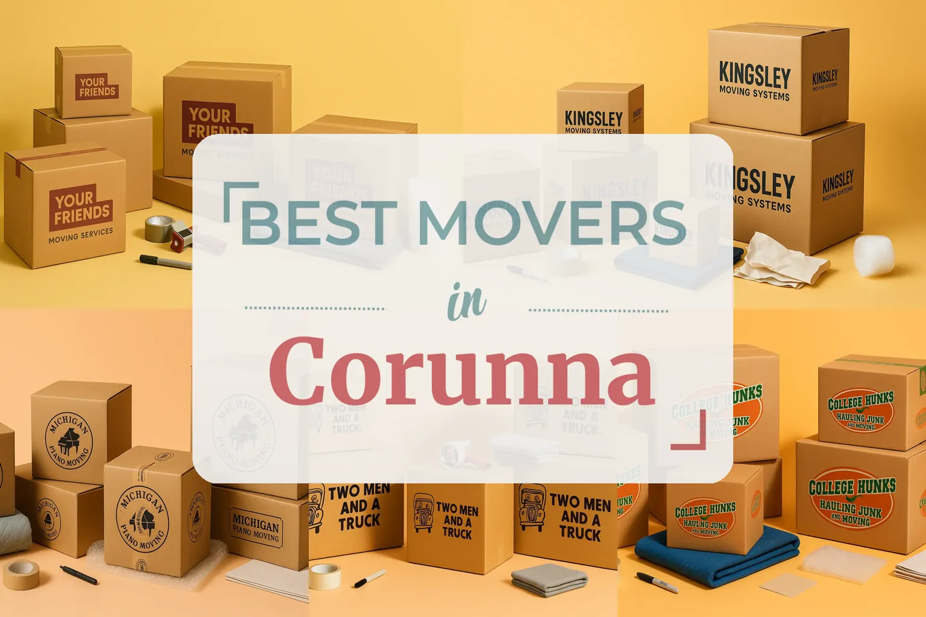 Side-by-side comparison of Corunna moving companies