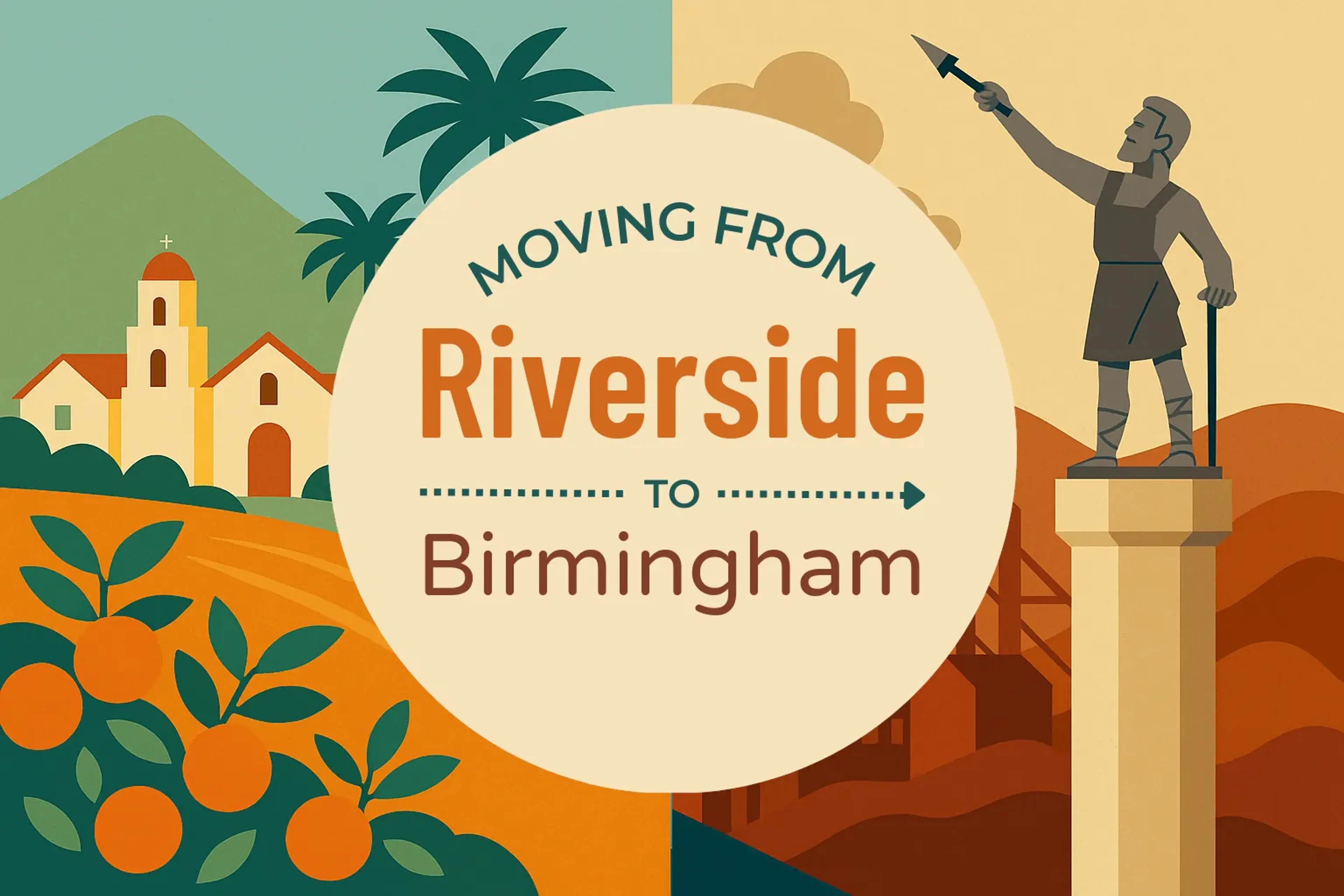 Side-by-side comparison of Riverside to Birmingham moving companies