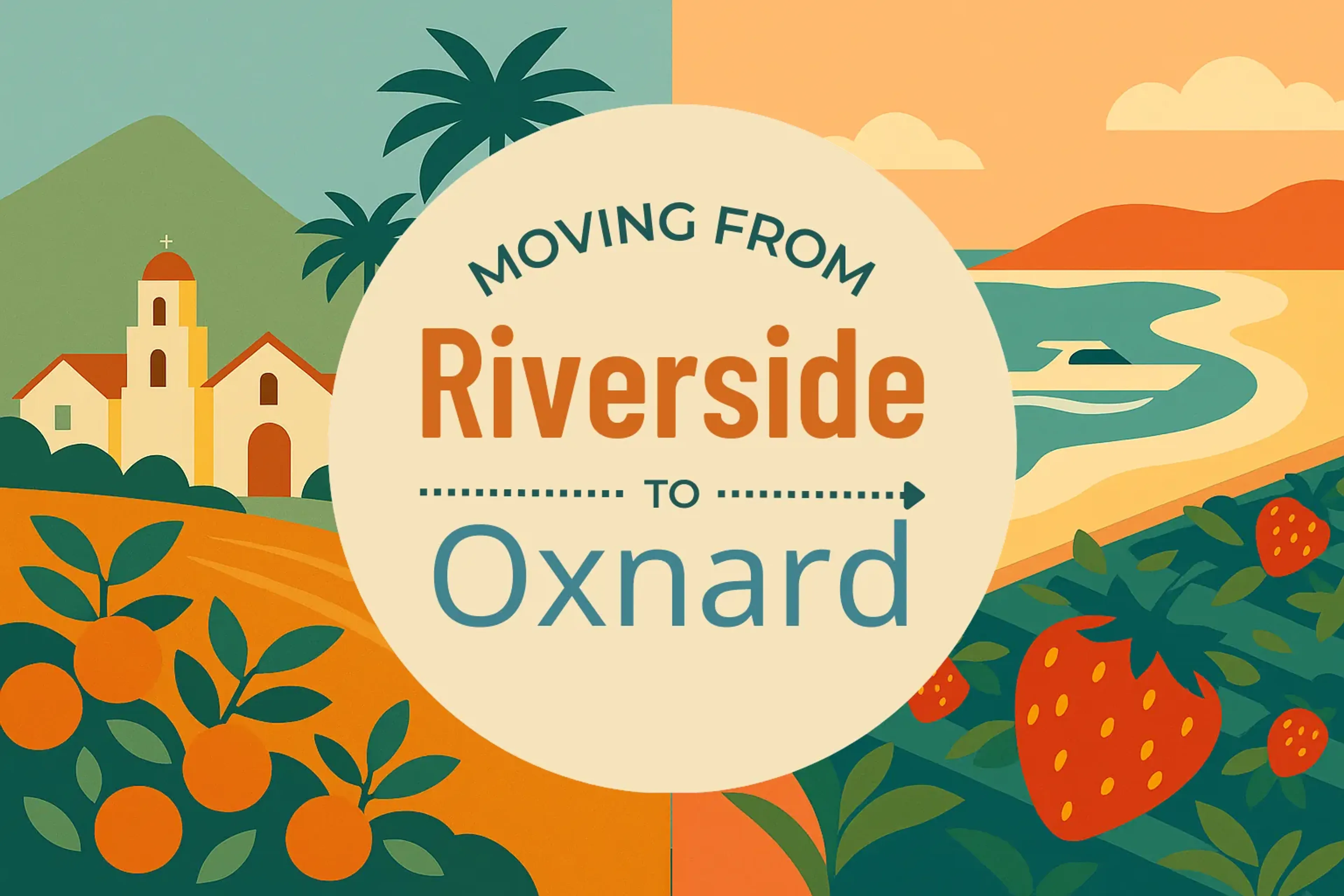 Side-by-side comparison of Riverside to Oxnard moving companies