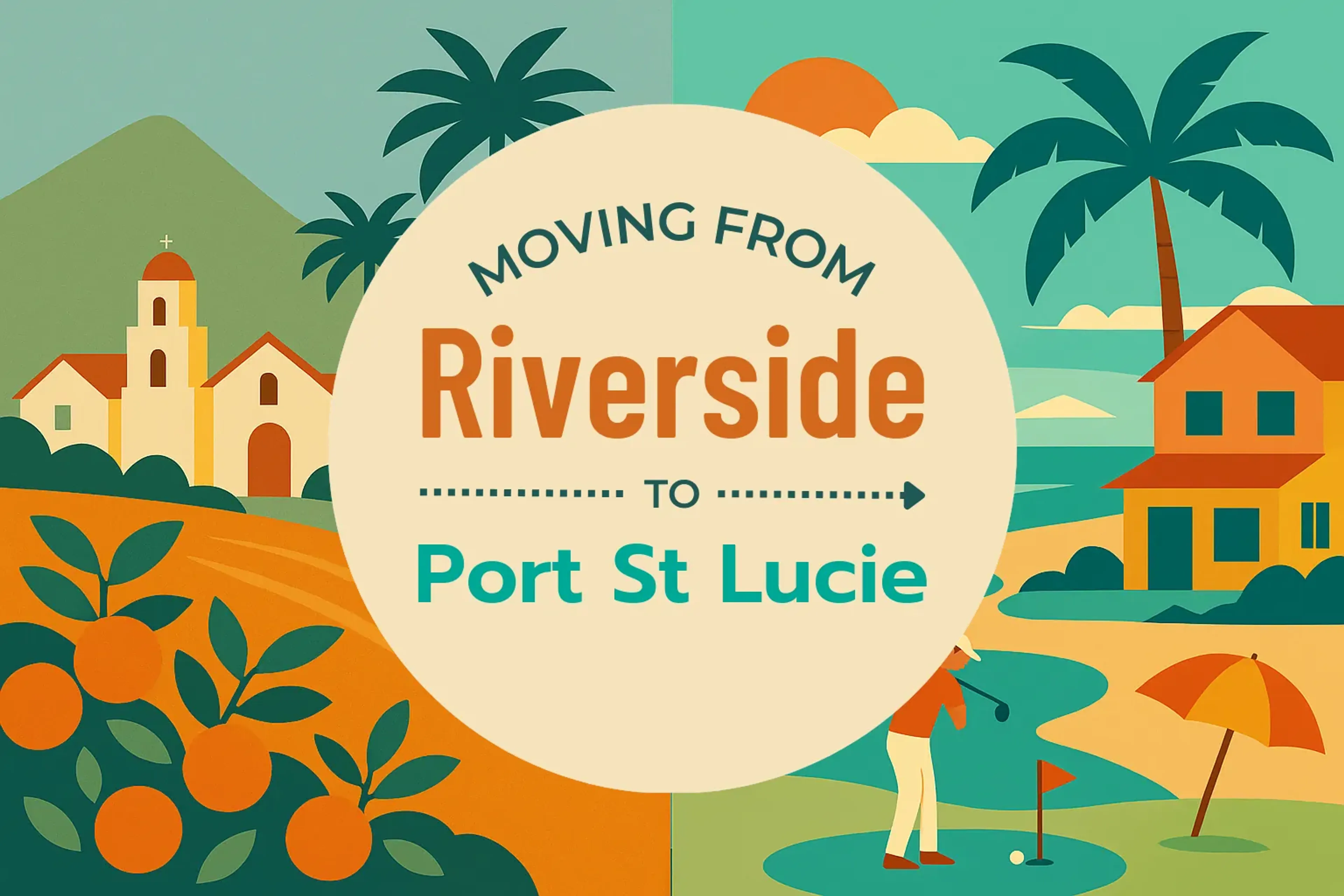 Side-by-side comparison of Riverside to Port St. Lucie moving companies