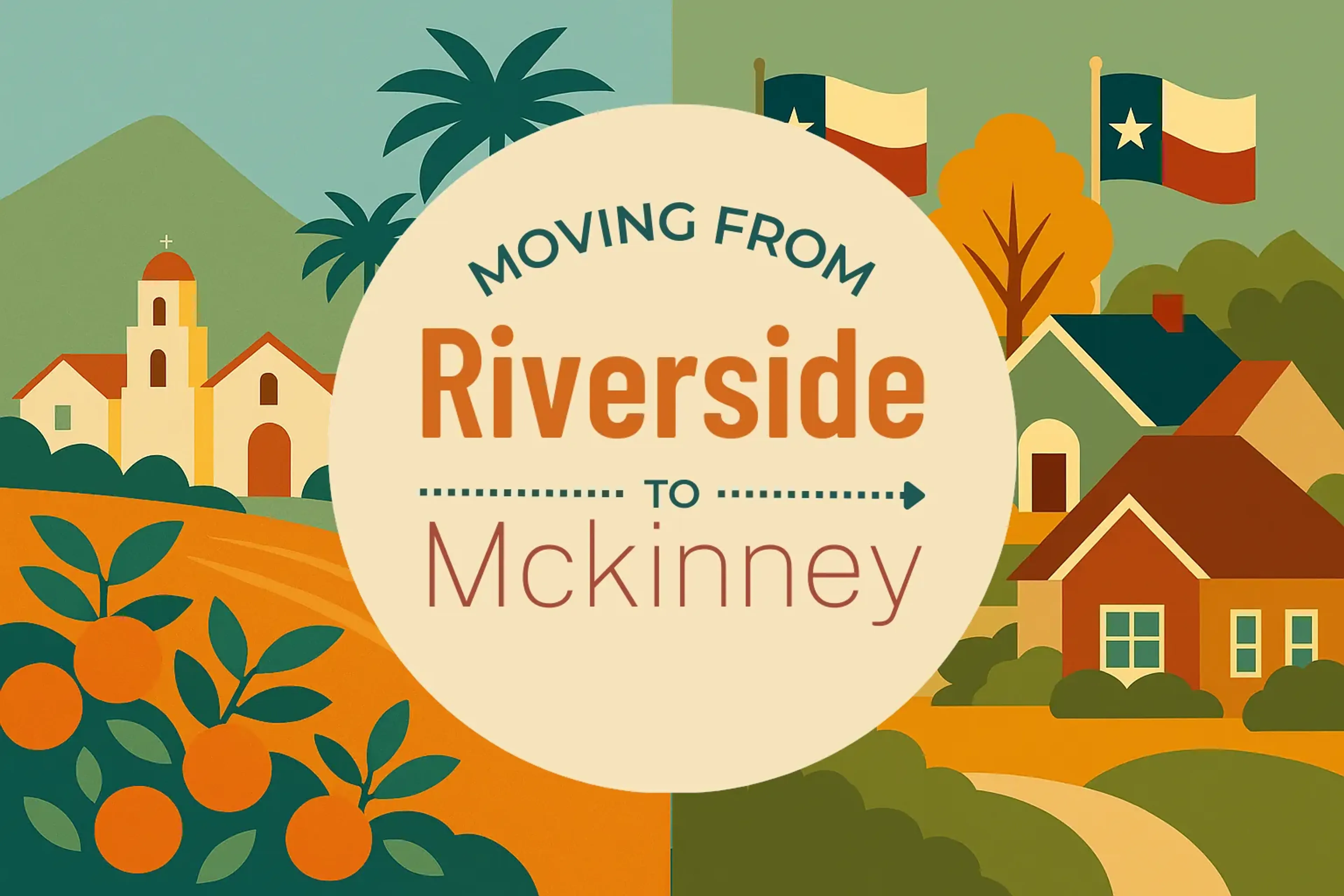 Side-by-side comparison of Riverside to Mckinney moving companies