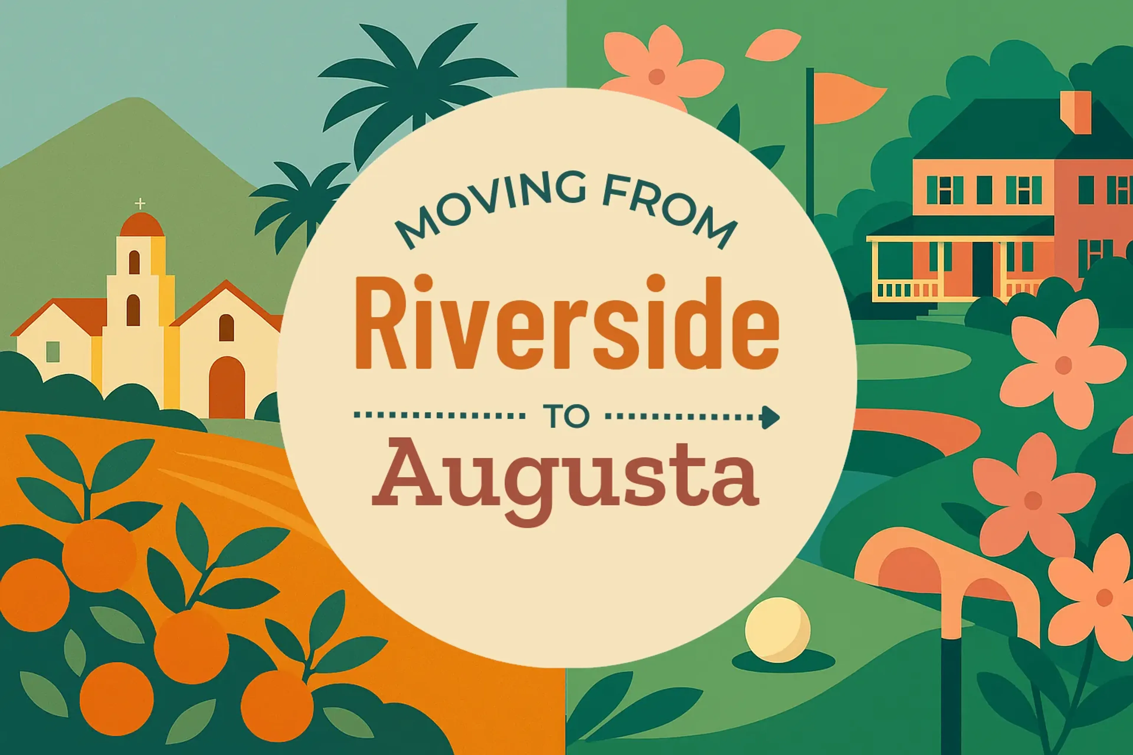 Side-by-side comparison of Riverside to Augusta moving companies