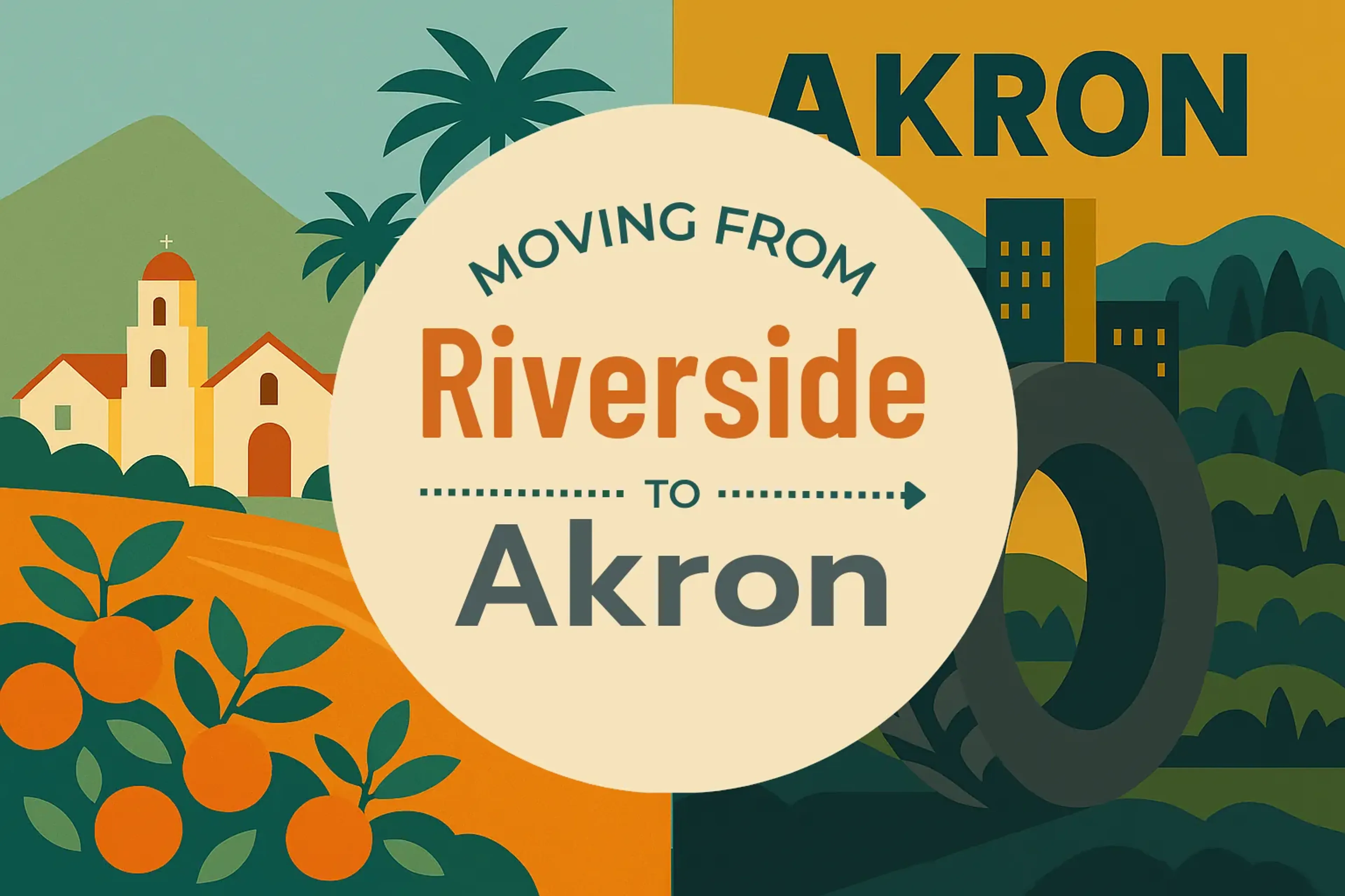 Side-by-side comparison of Riverside to Akron moving companies