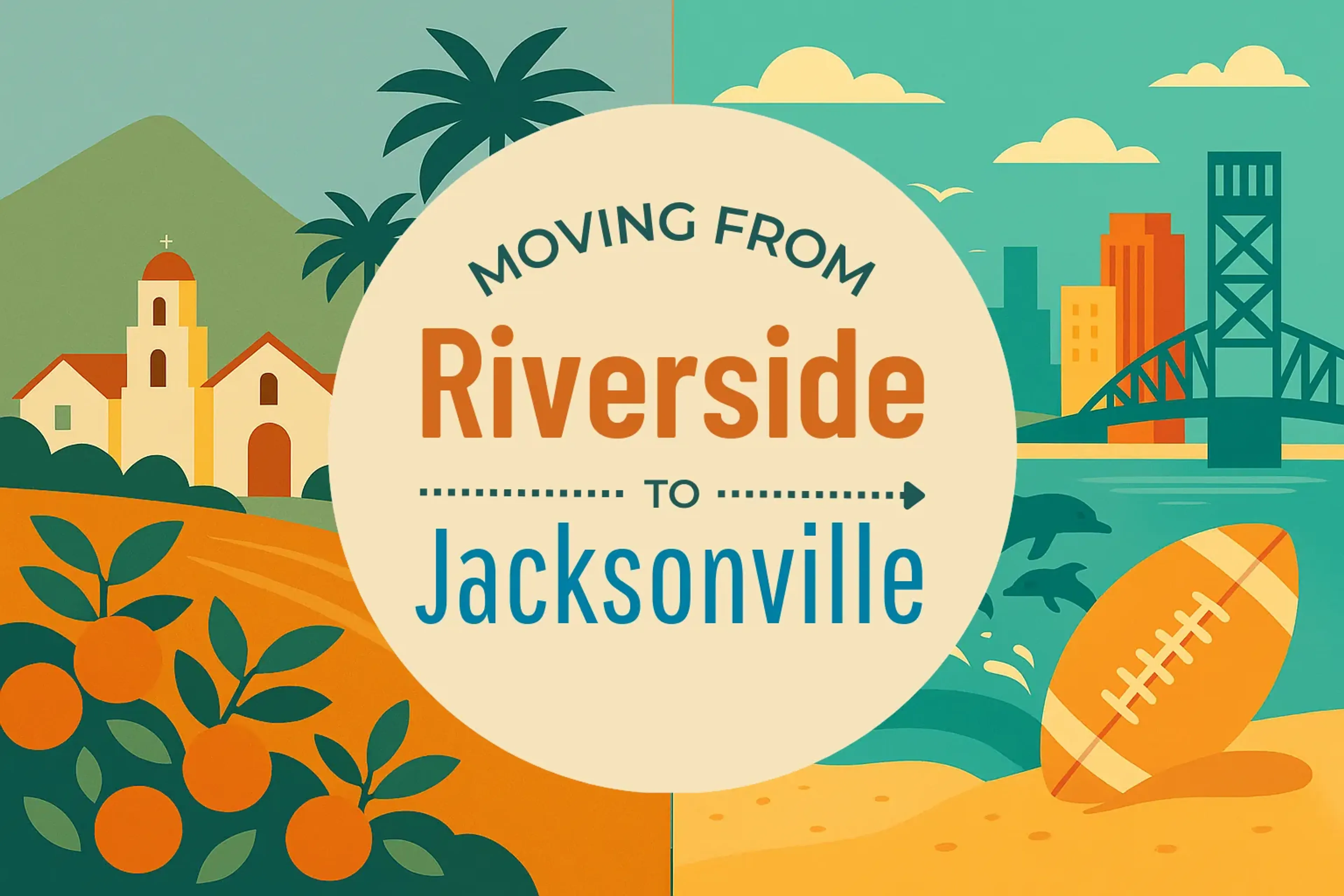 Side-by-side comparison of Riverside to Jacksonville moving companies