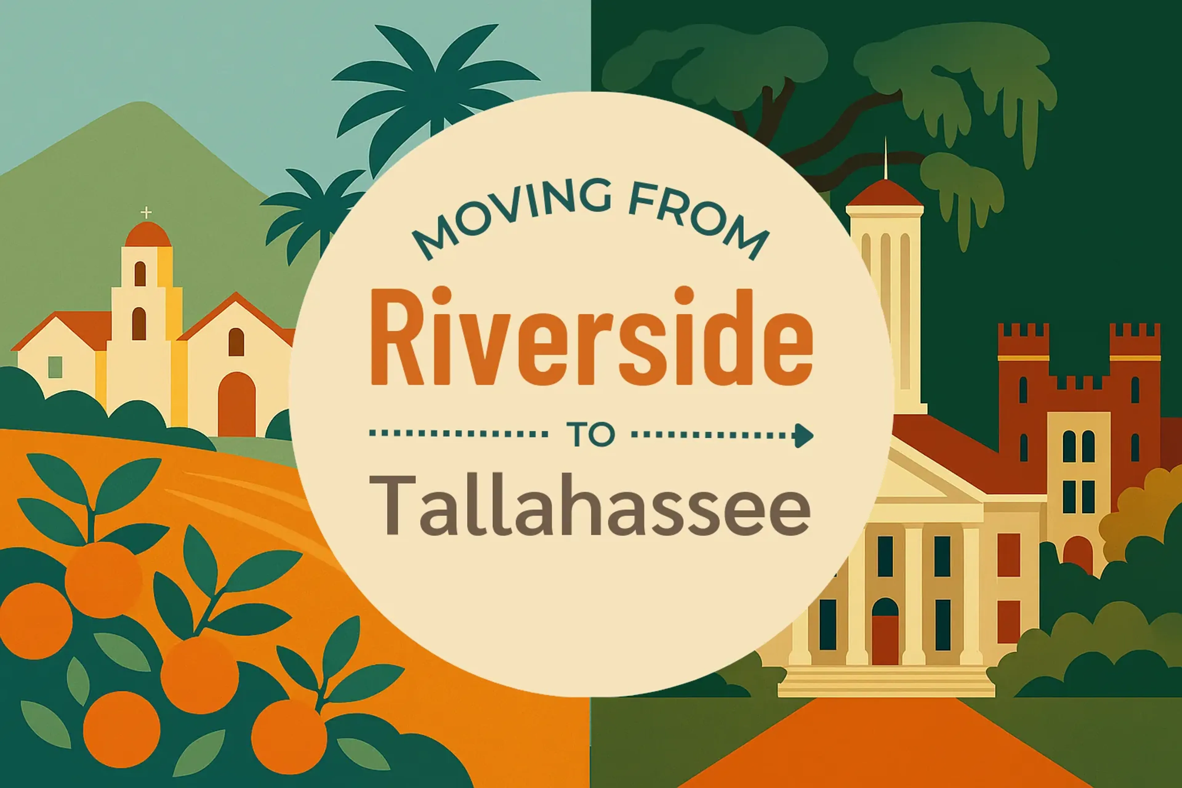 Side-by-side comparison of Riverside to Tallahassee moving companies