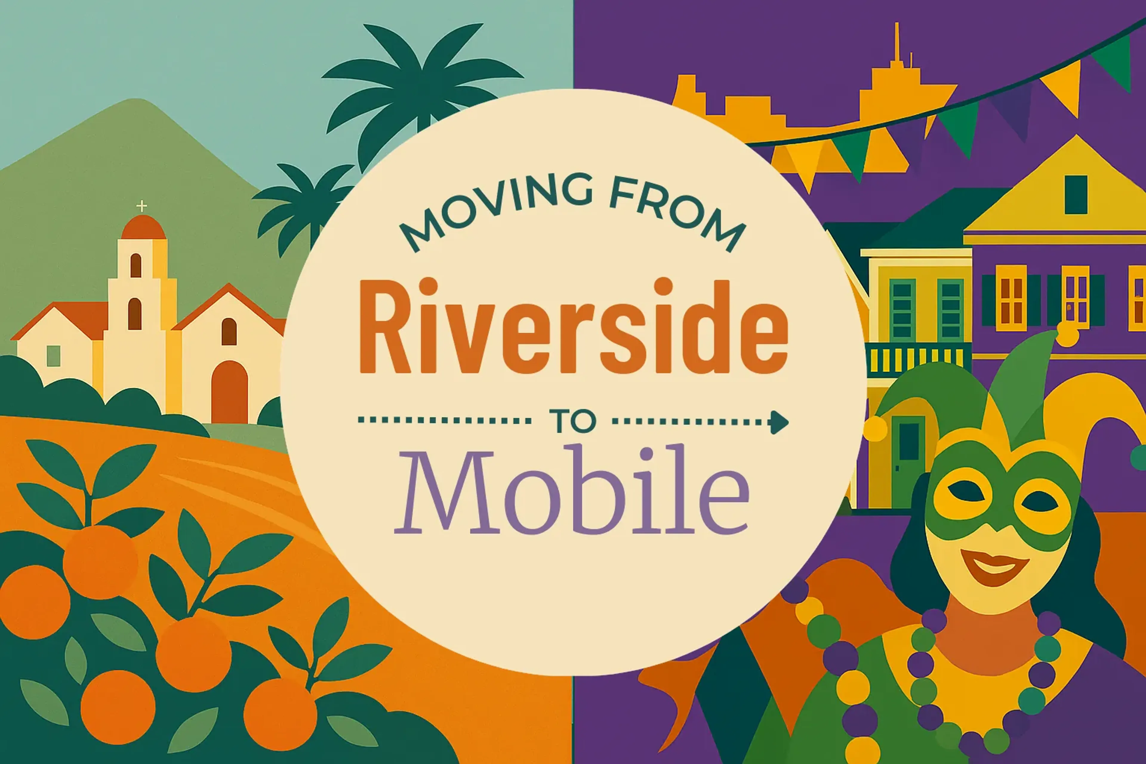 Side-by-side comparison of Riverside to Mobile moving companies