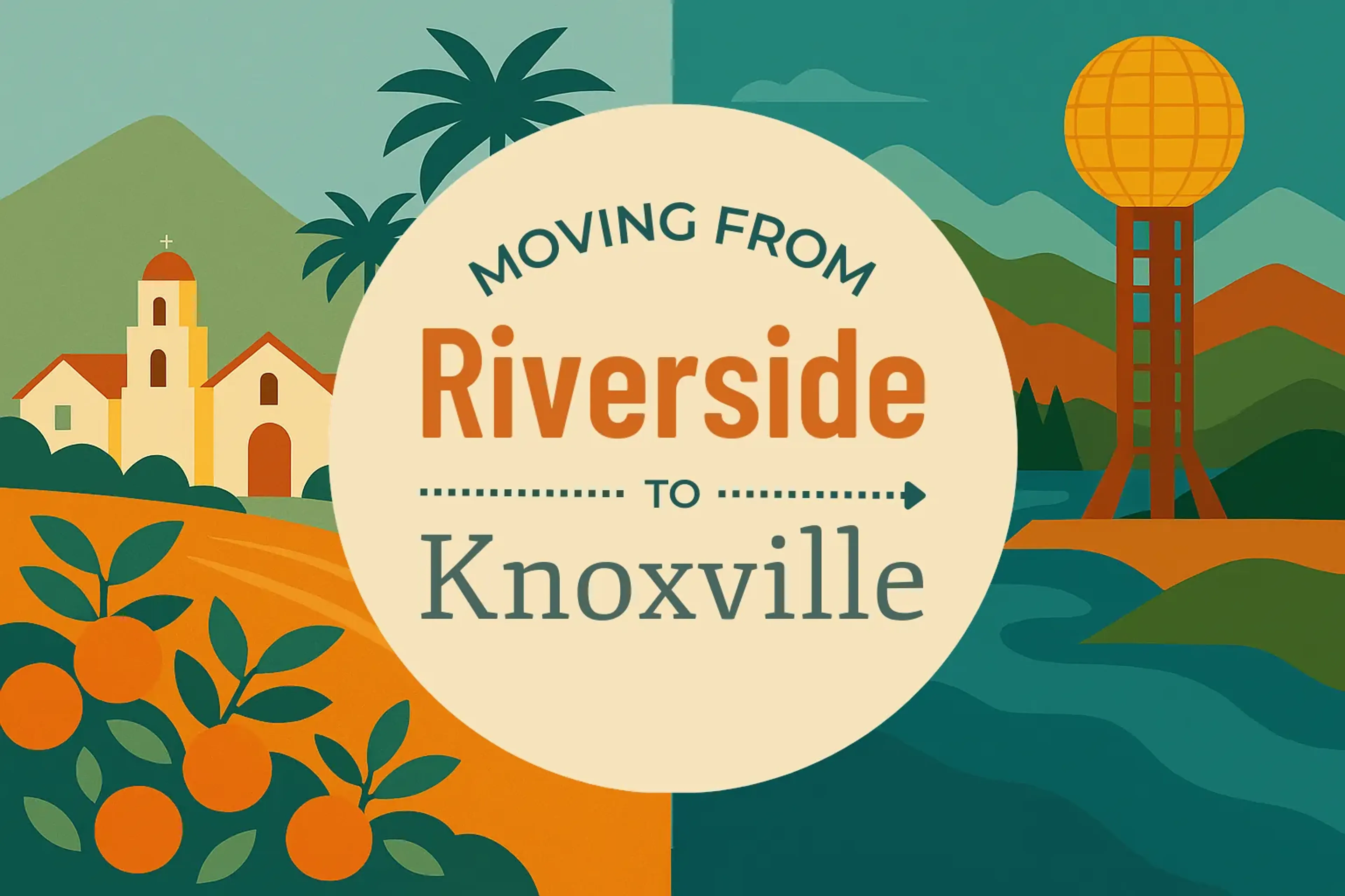 Side-by-side comparison of Riverside to Knoxville moving companies