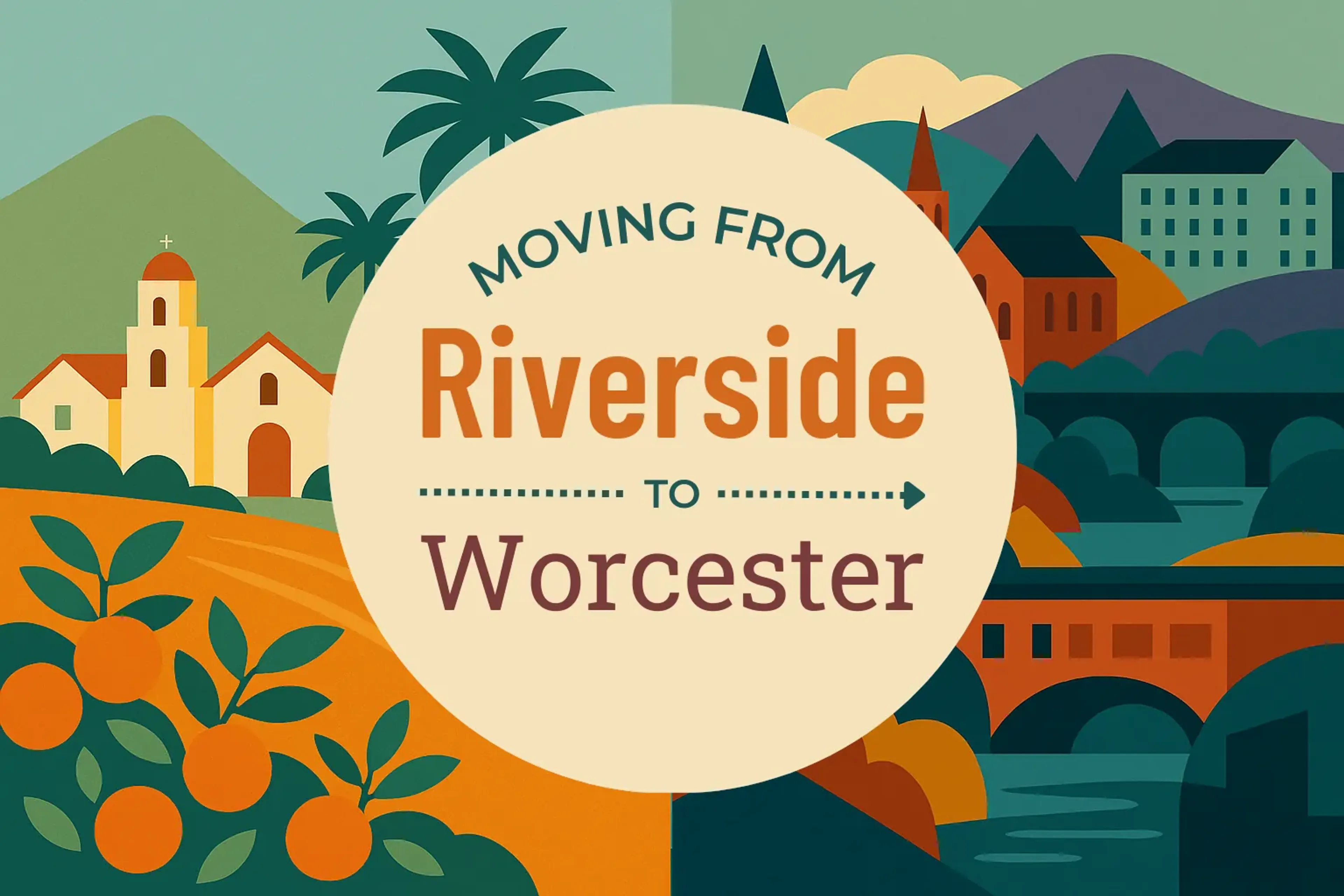 Side-by-side comparison of Riverside to Worcester moving companies