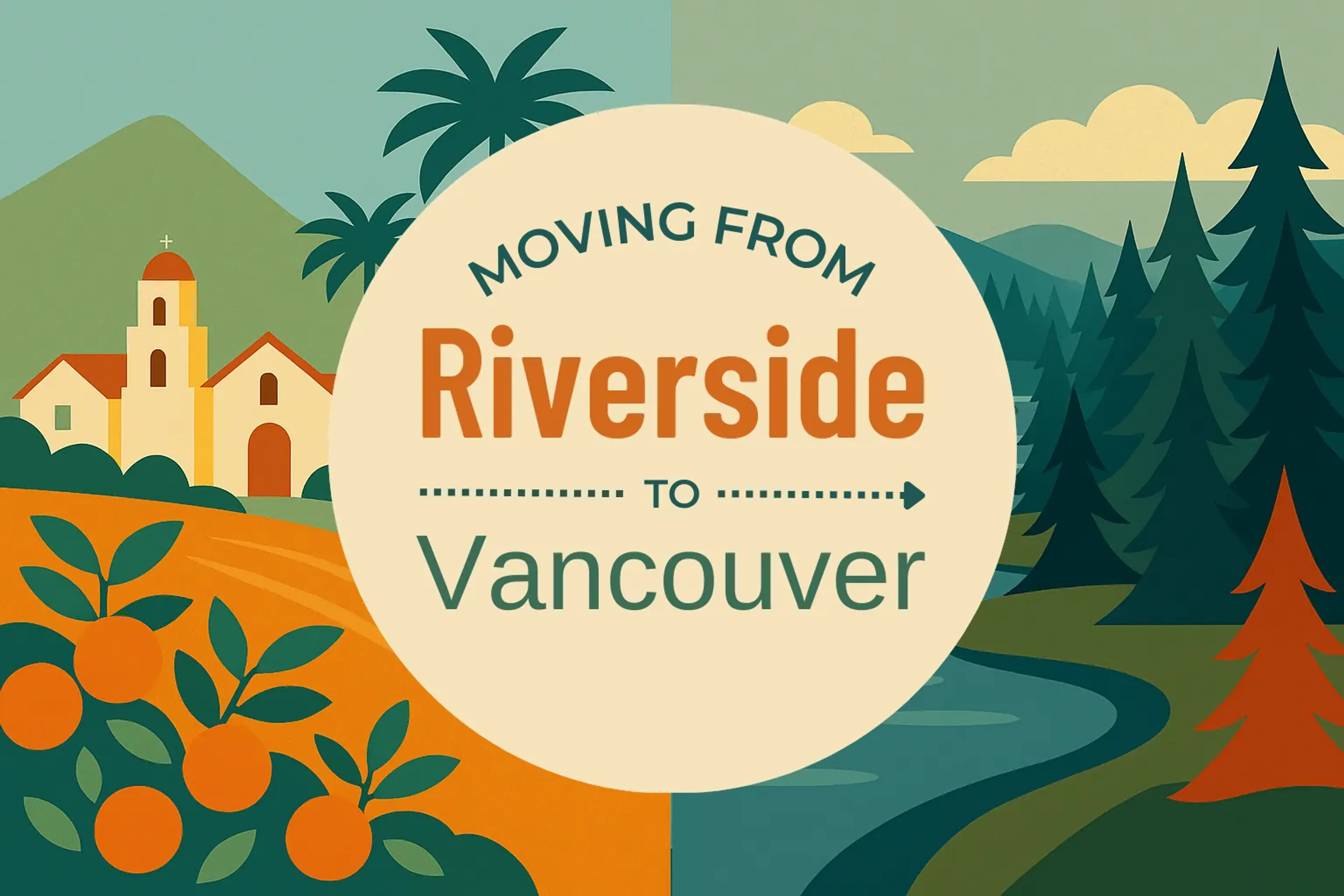 Side-by-side comparison of Riverside to Vancouver moving companies