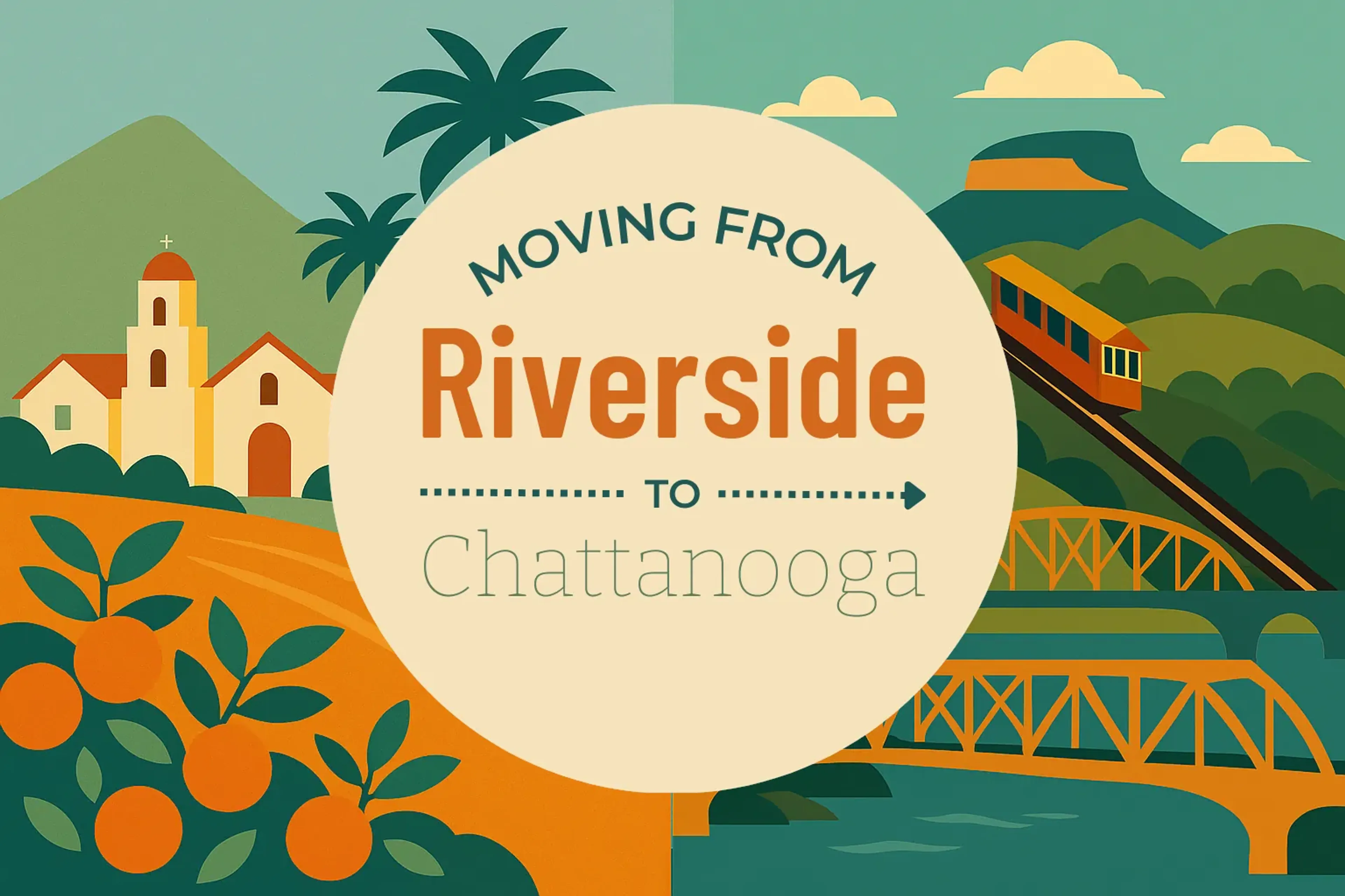 Side-by-side comparison of Riverside to Chattanooga moving companies