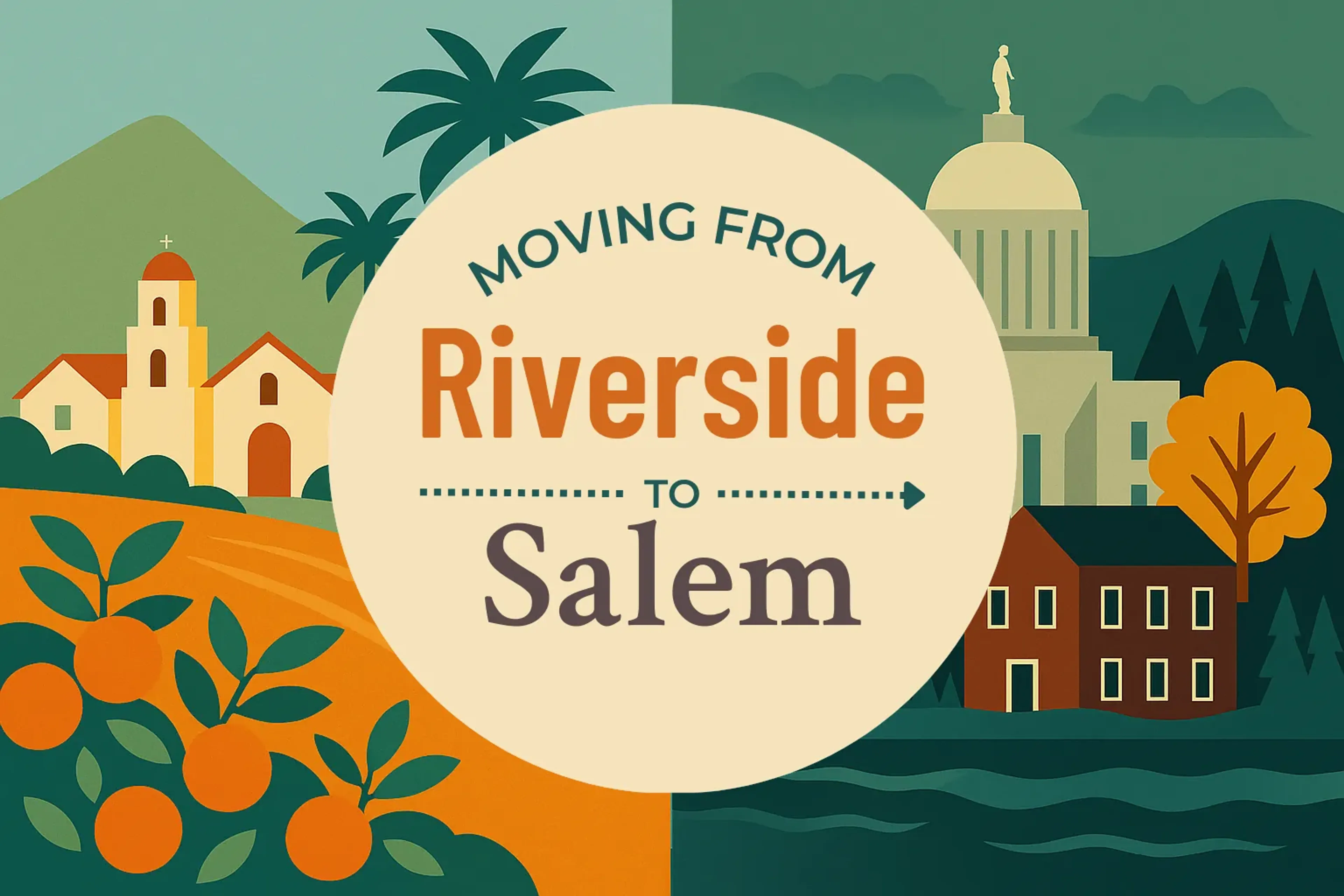 Side-by-side comparison of Riverside to Salem moving companies