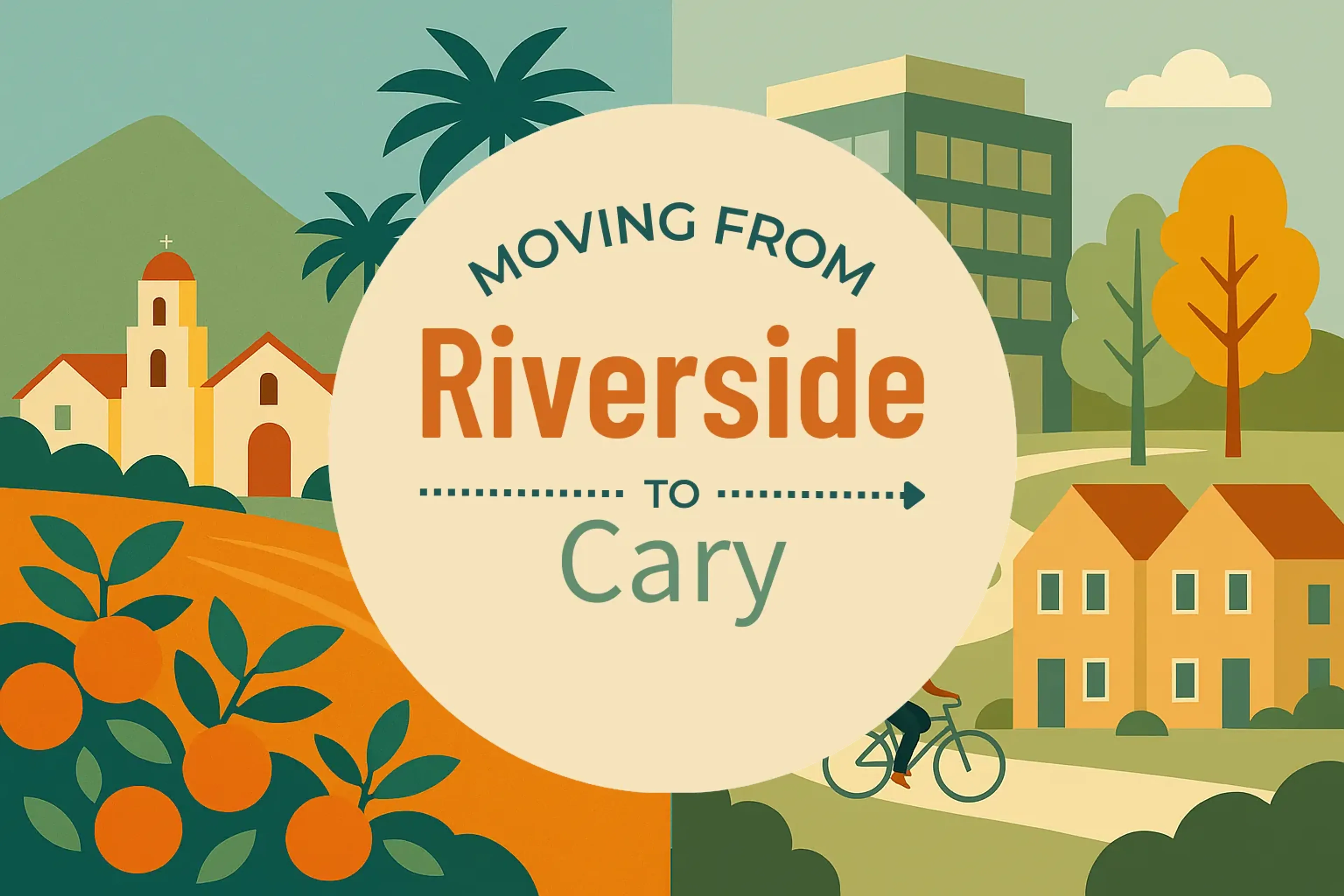 Side-by-side comparison of Riverside to Cary moving companies