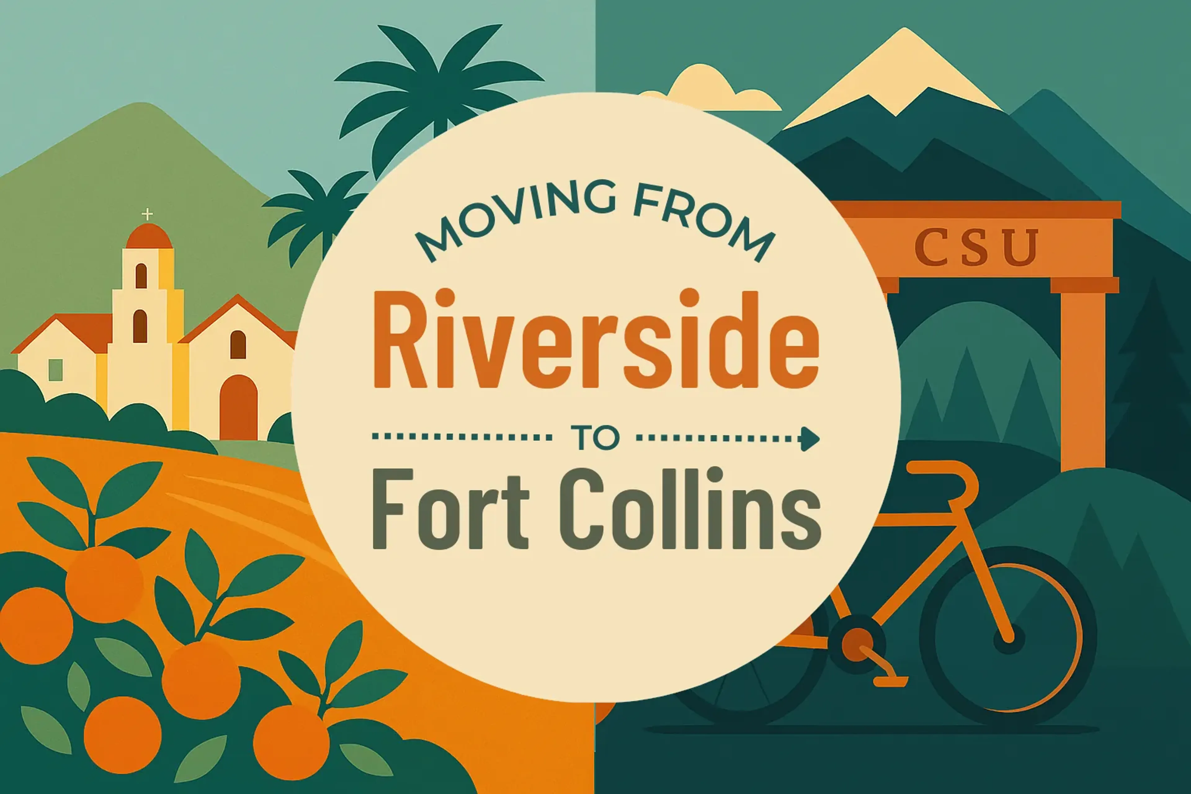 Side-by-side comparison of Riverside to Fort Collins moving companies