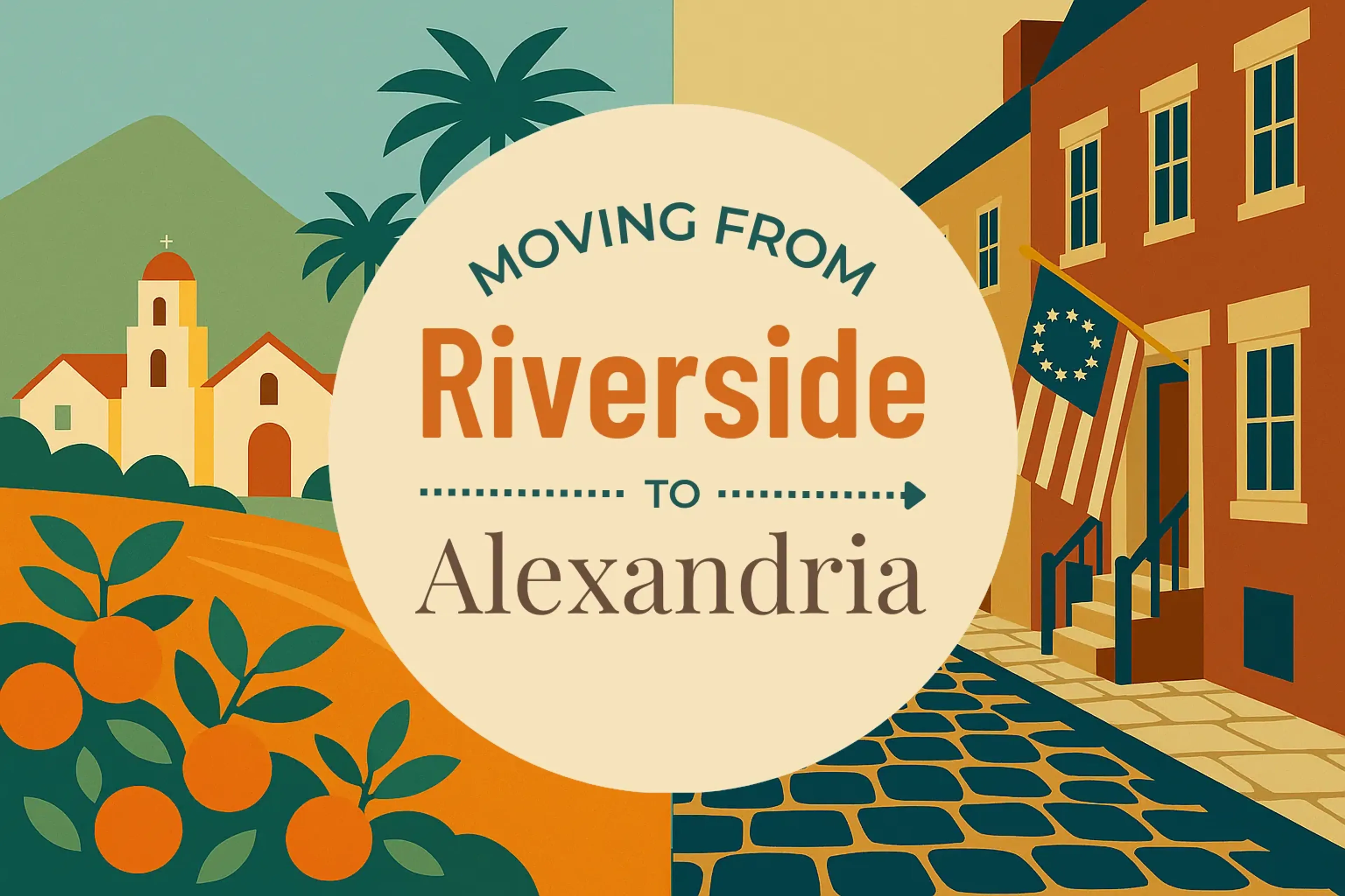 Side-by-side comparison of Riverside to Alexandria moving companies
