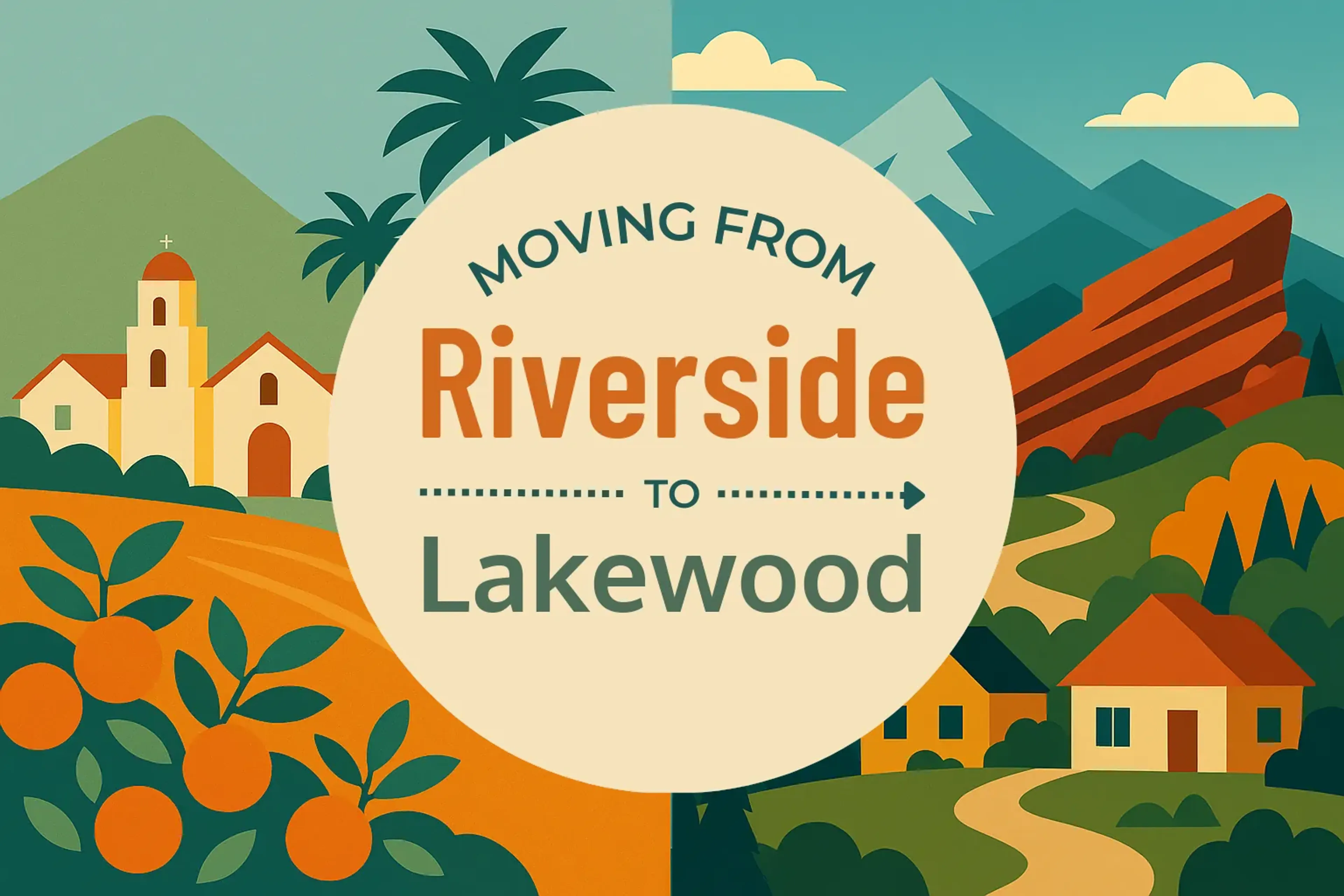 Side-by-side comparison of Riverside to Lakewood moving companies