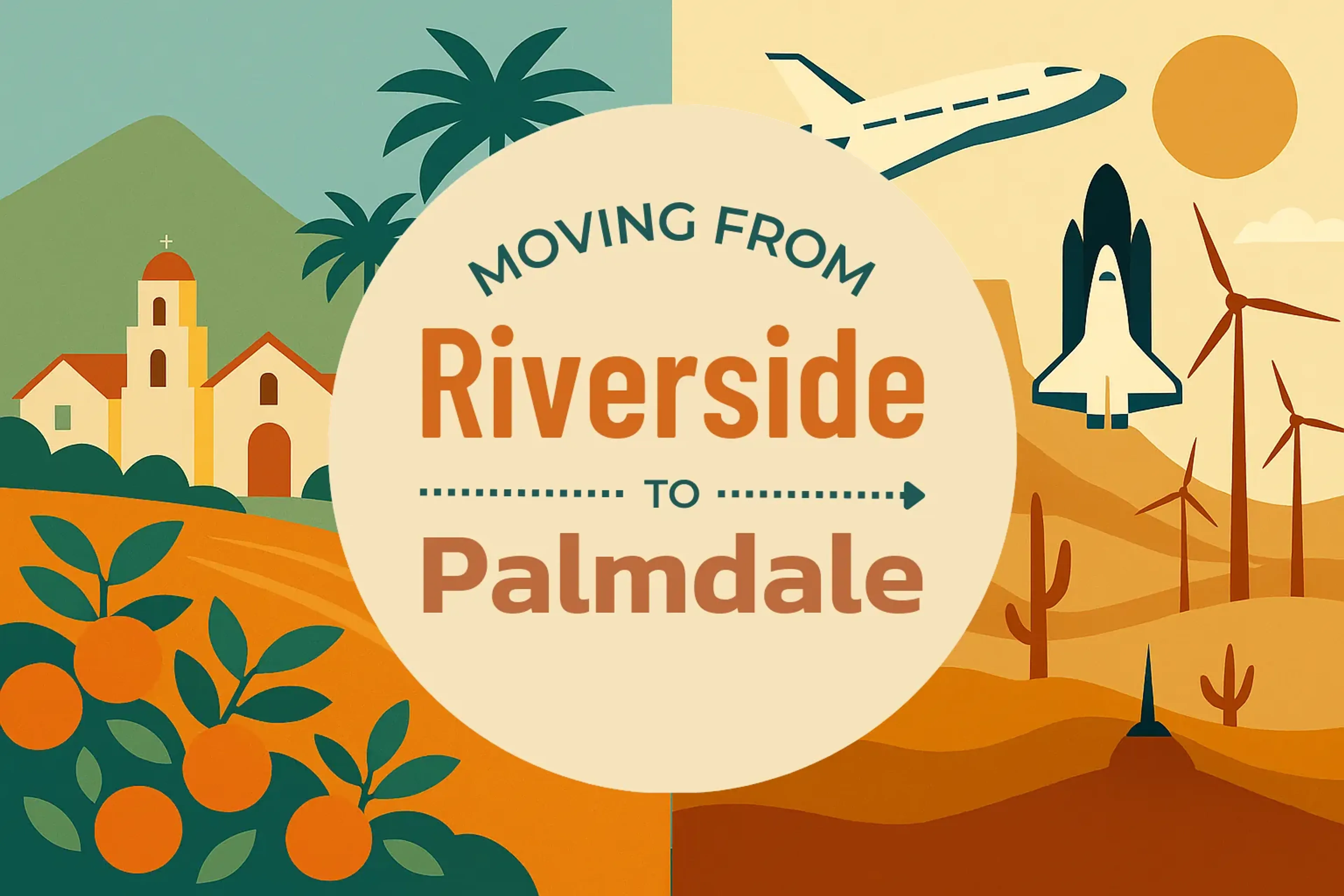 Side-by-side comparison of Riverside to Palmdale moving companies