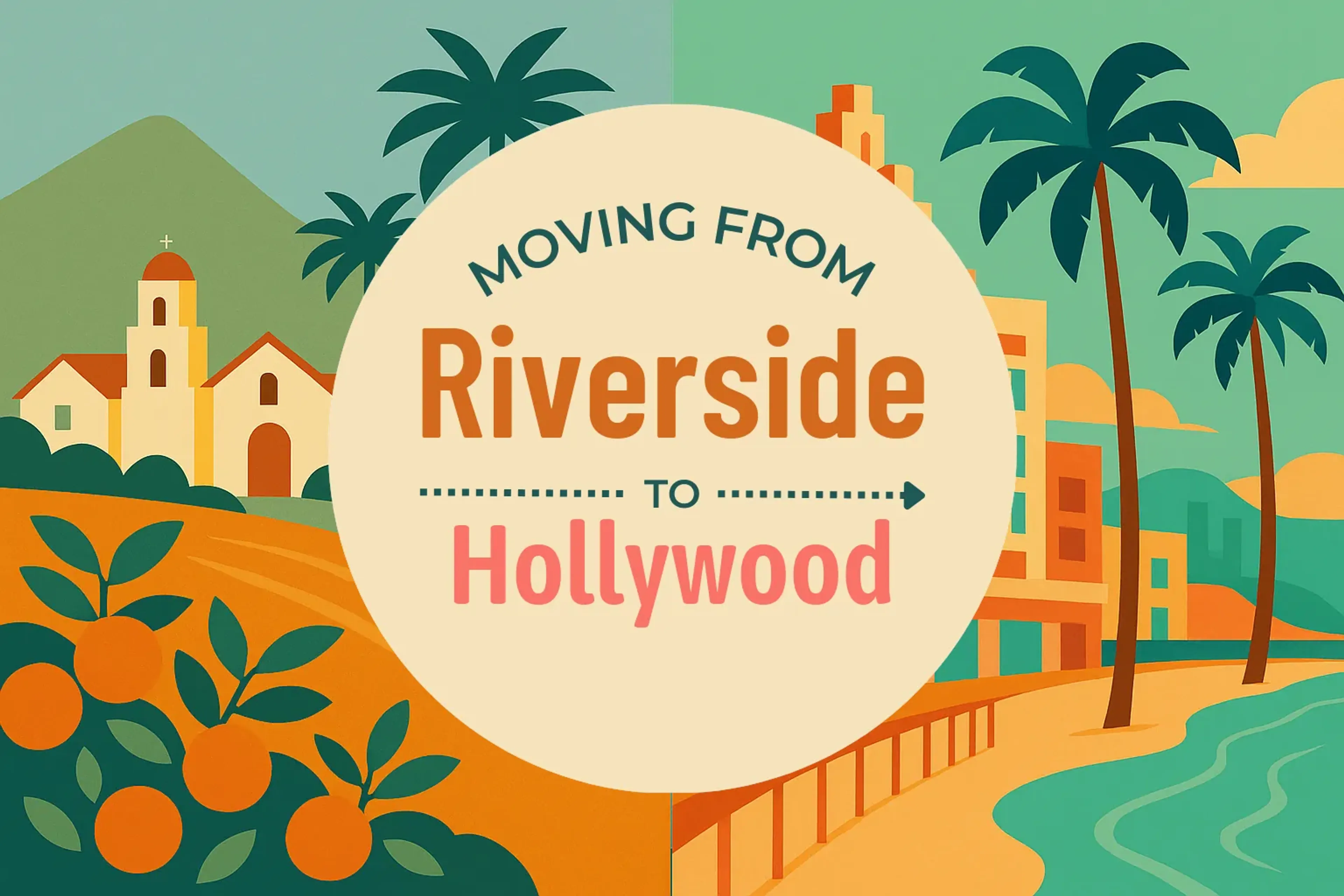 Side-by-side comparison of Riverside to Hollywood moving companies
