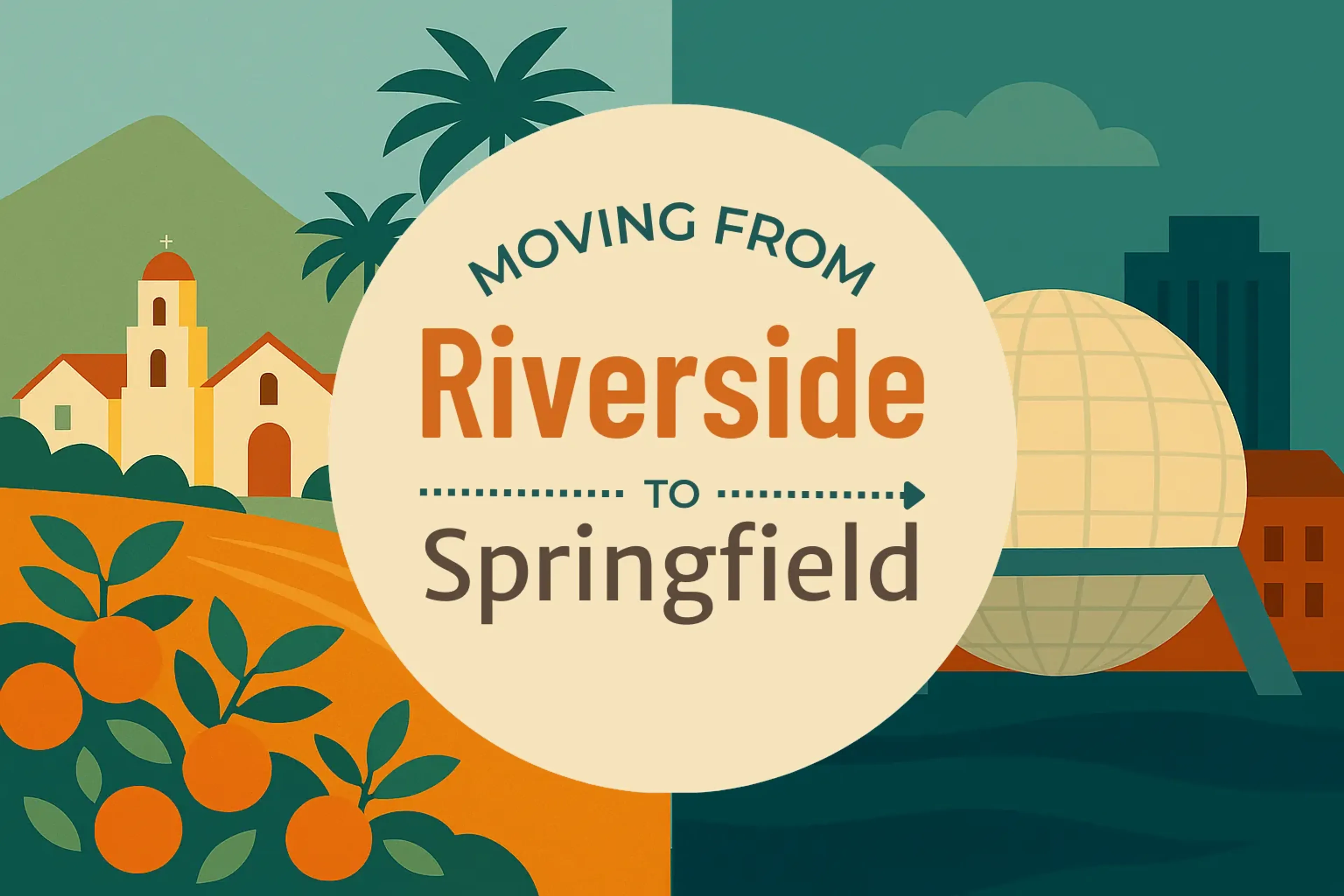 Side-by-side comparison of Riverside to Springfield moving companies