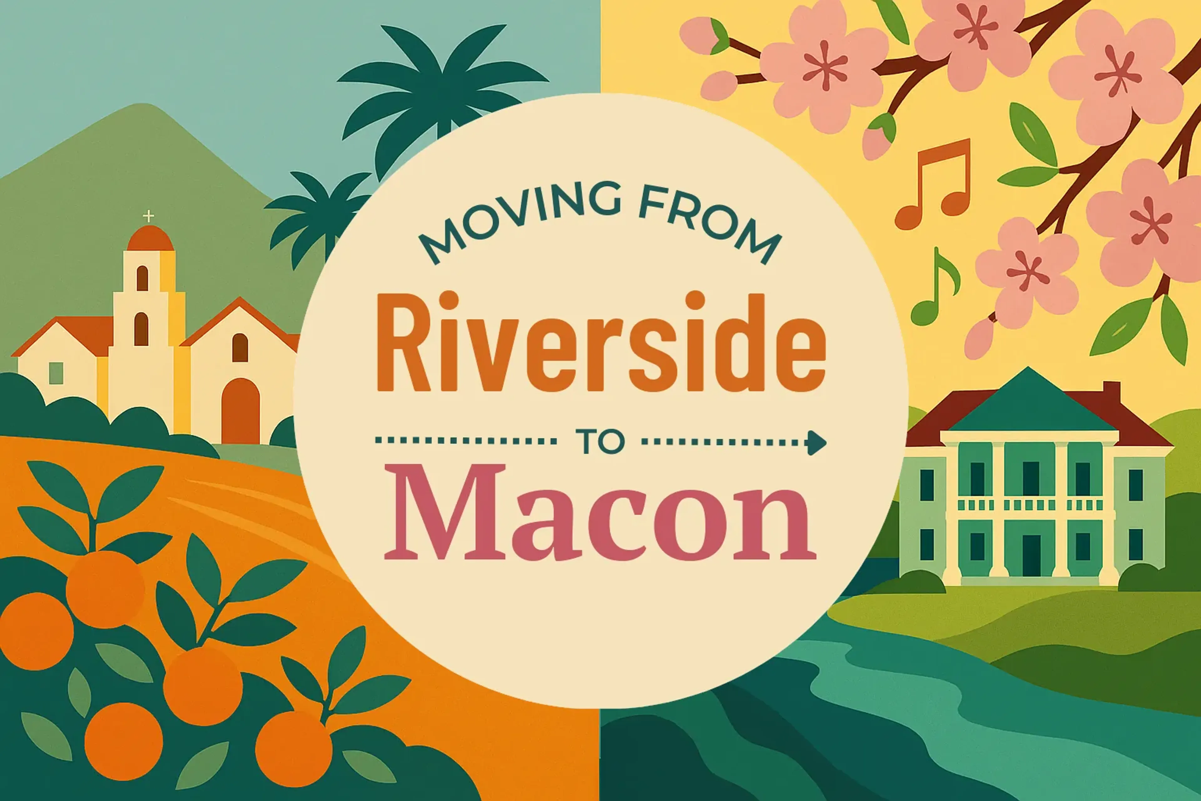 Side-by-side comparison of Riverside to Macon moving companies