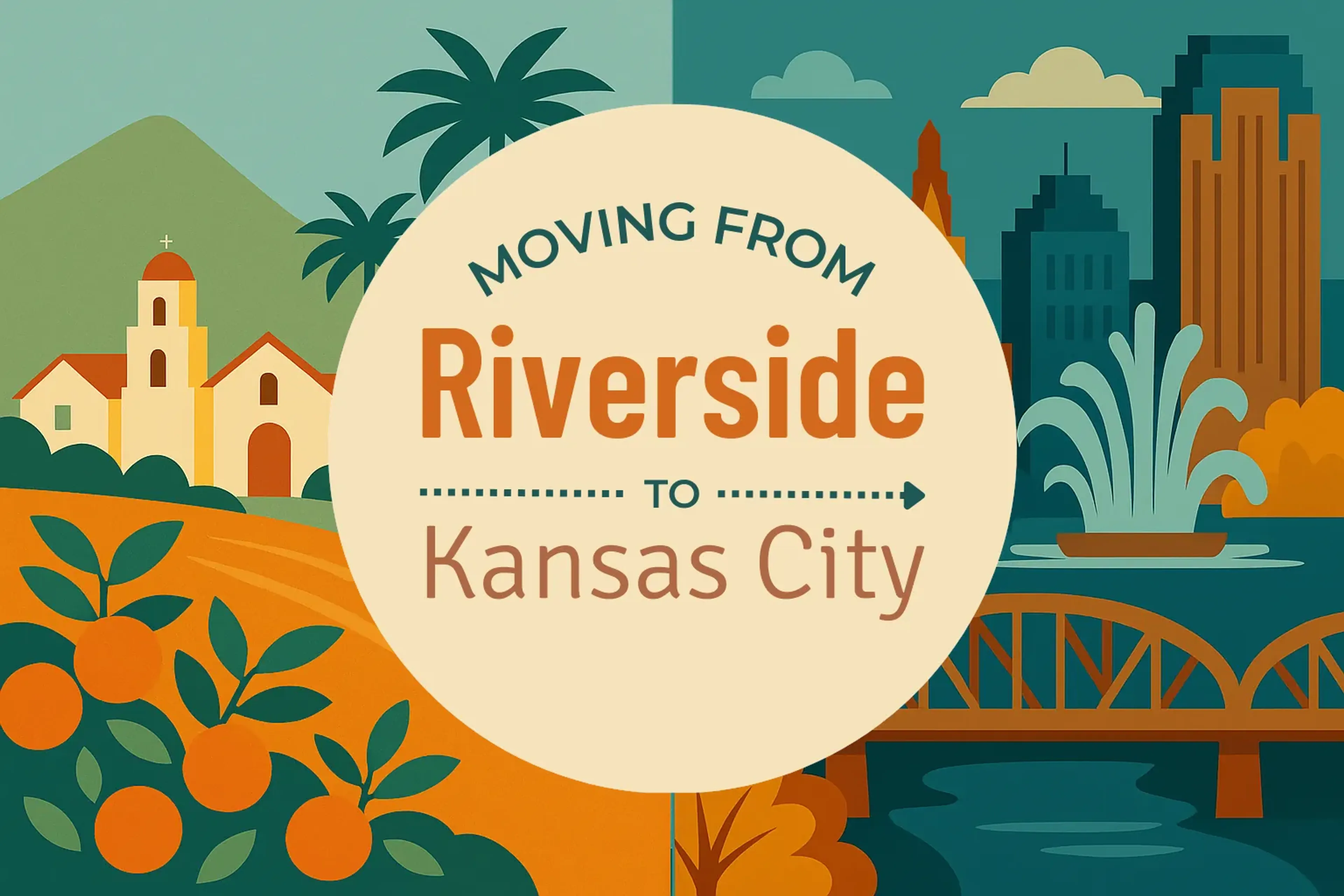 Side-by-side comparison of Riverside to Kansas City moving companies