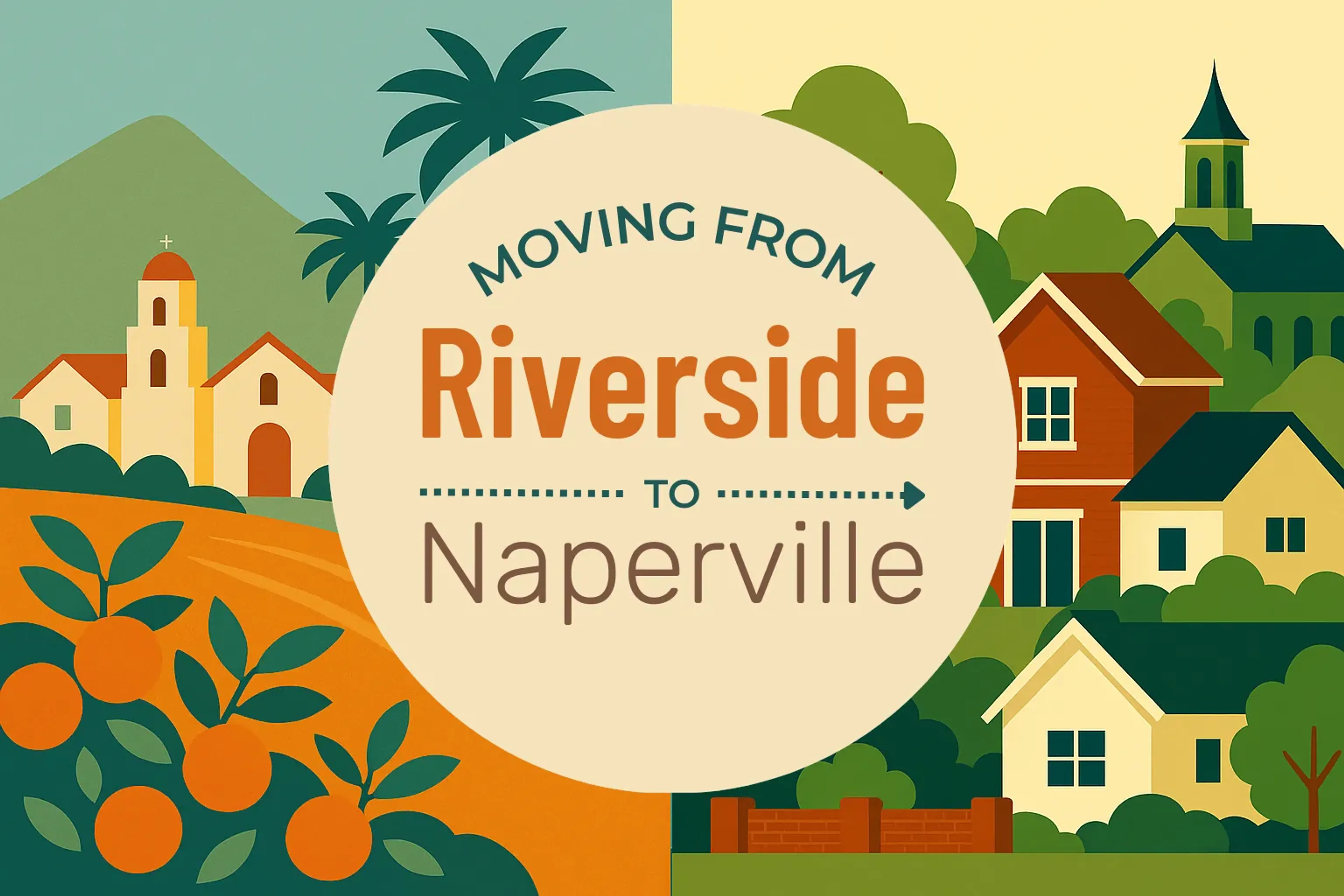 Side-by-side comparison of Riverside to Naperville moving companies