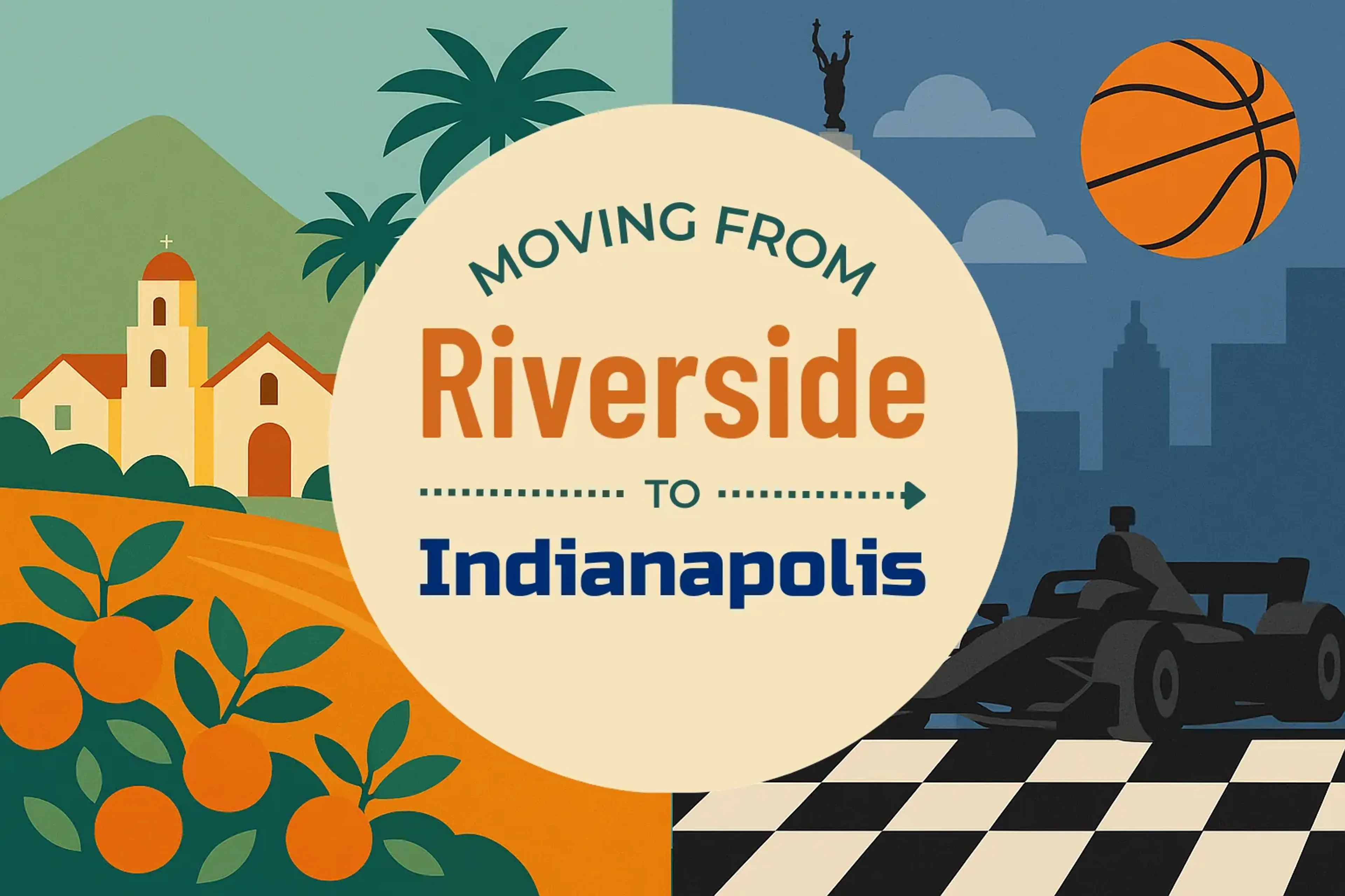 Side-by-side comparison of Riverside to Indianapolis moving companies