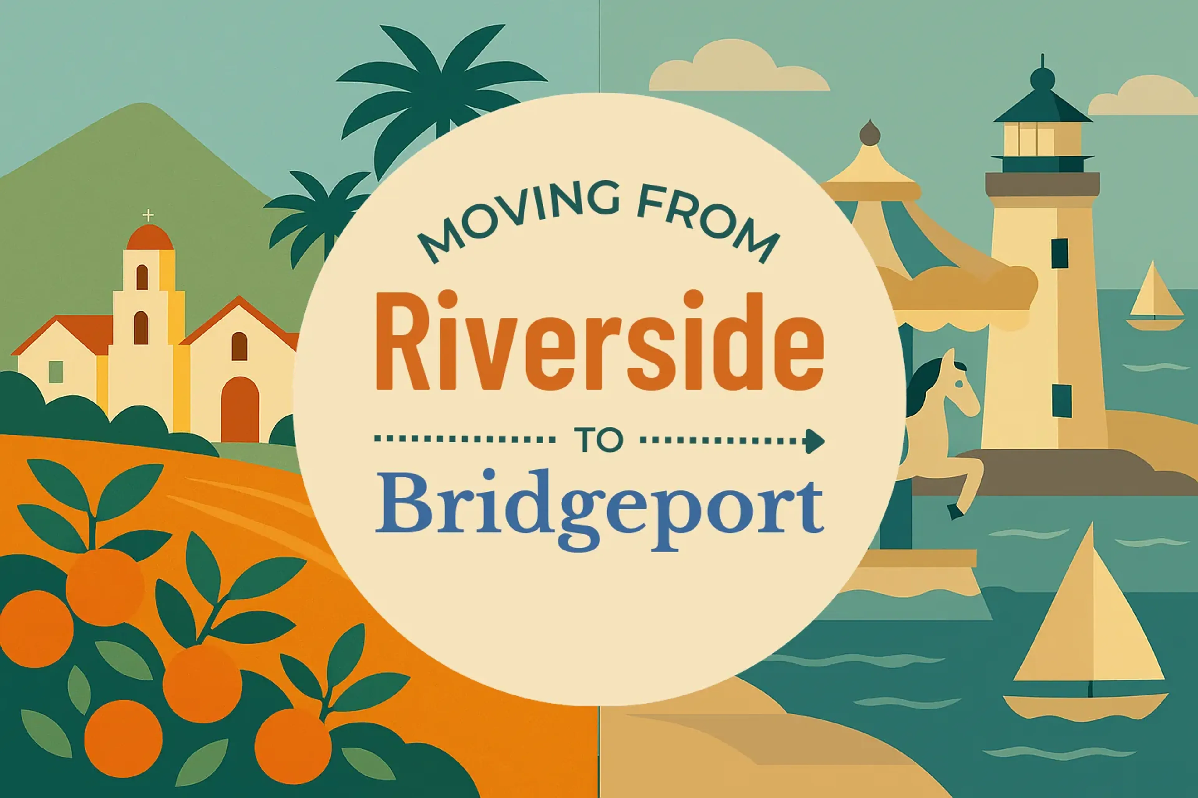 Side-by-side comparison of Riverside to Bridgeport moving companies