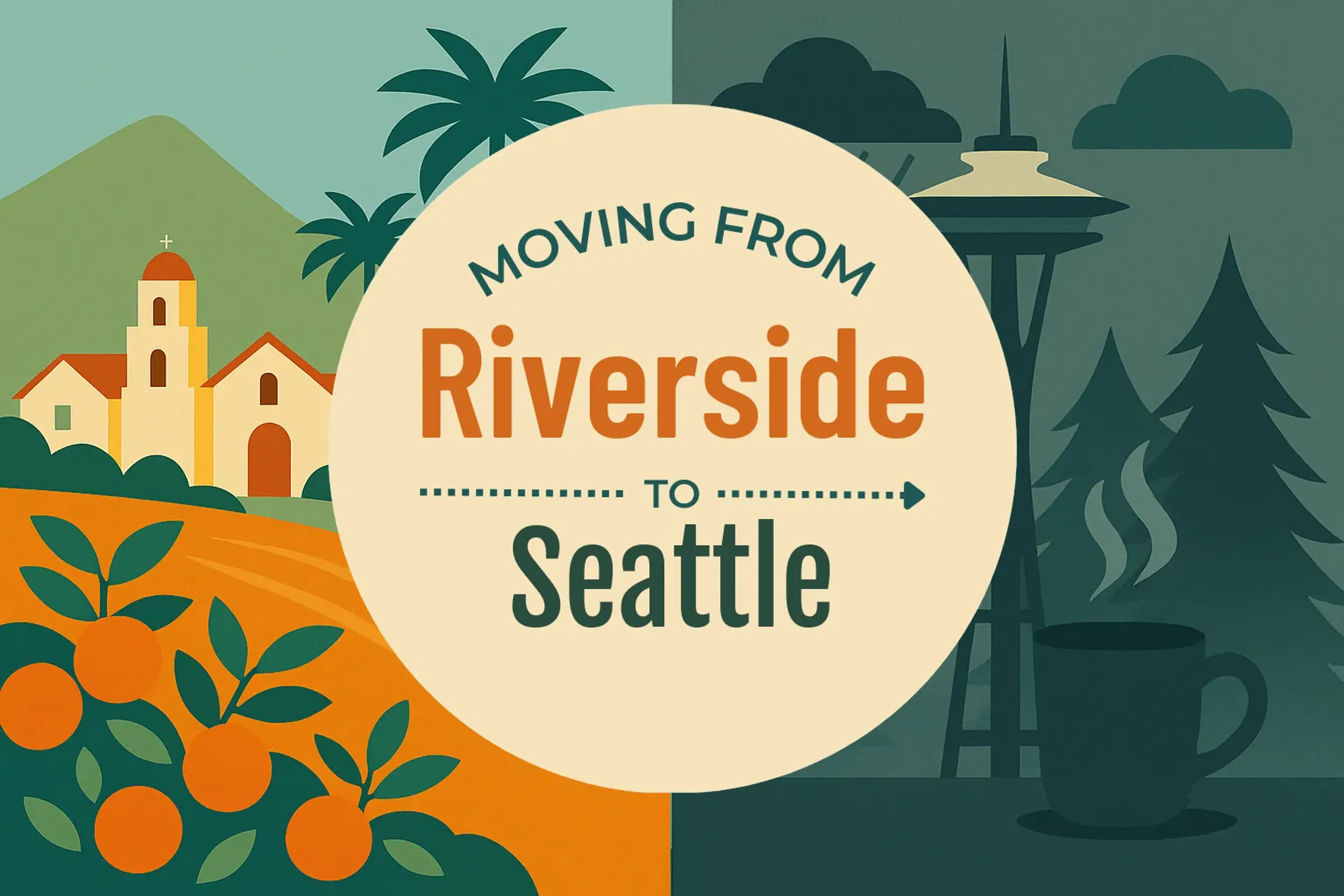 Side-by-side comparison of Riverside to Seattle moving companies