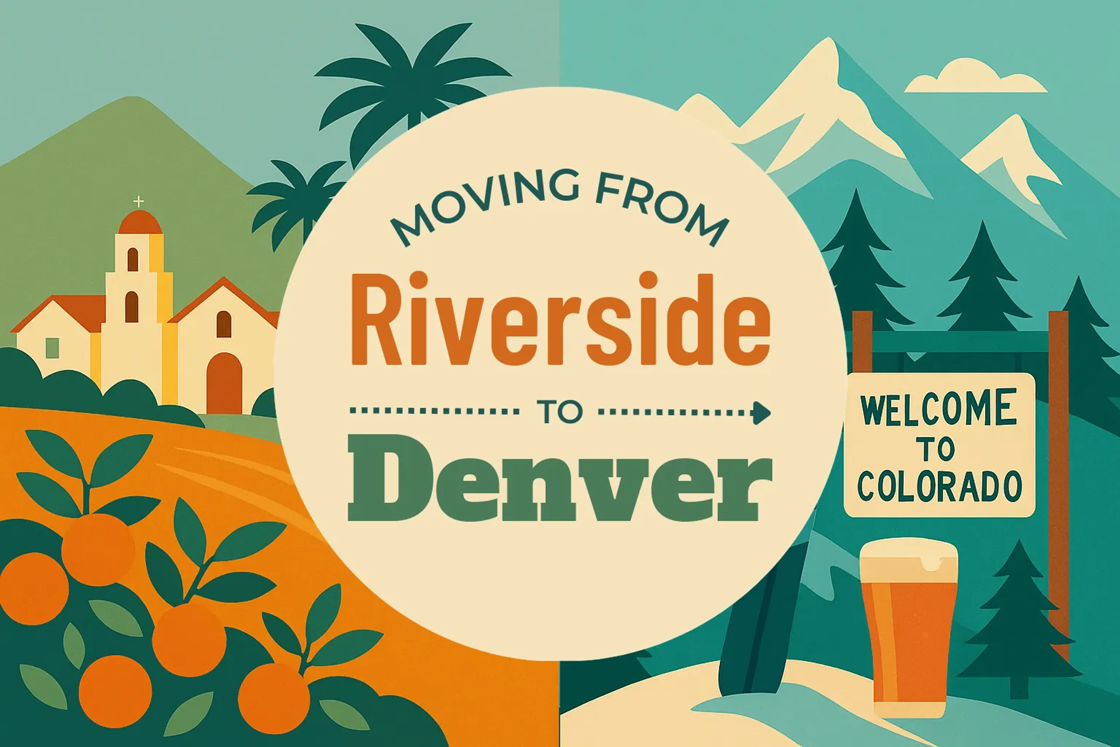 Side-by-side comparison of Riverside to Denver moving companies