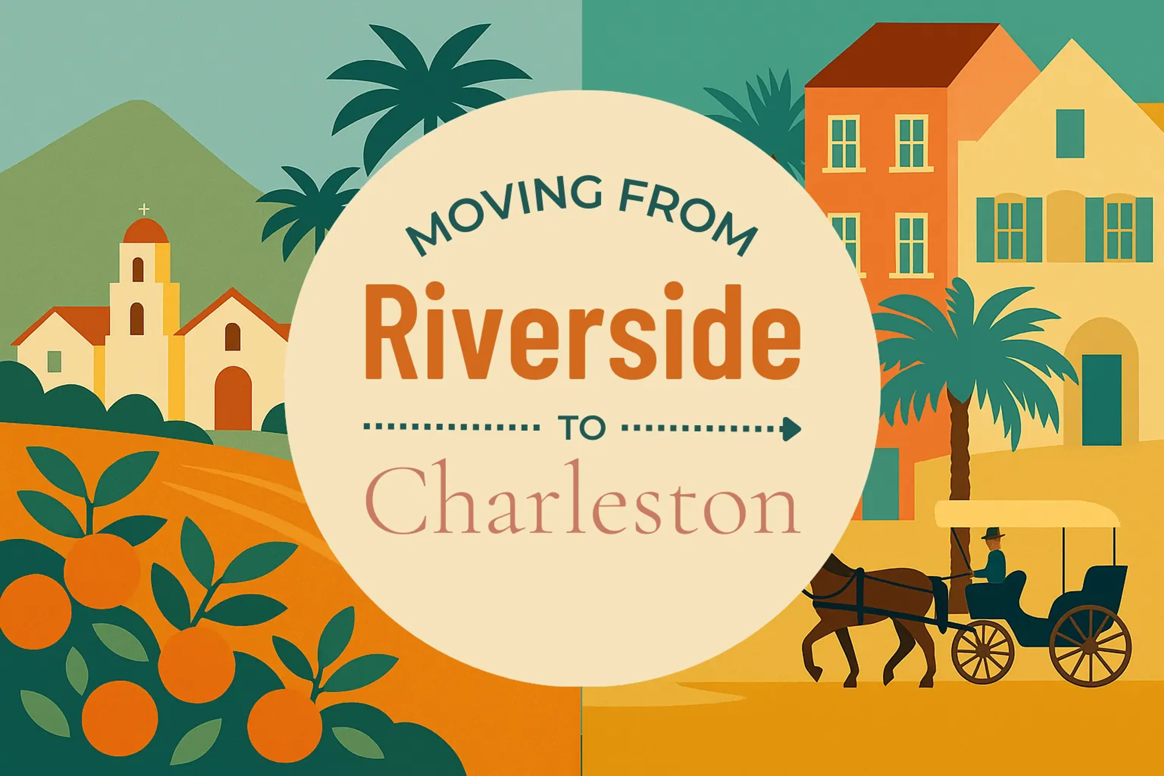Side-by-side comparison of Riverside to Charleston moving companies