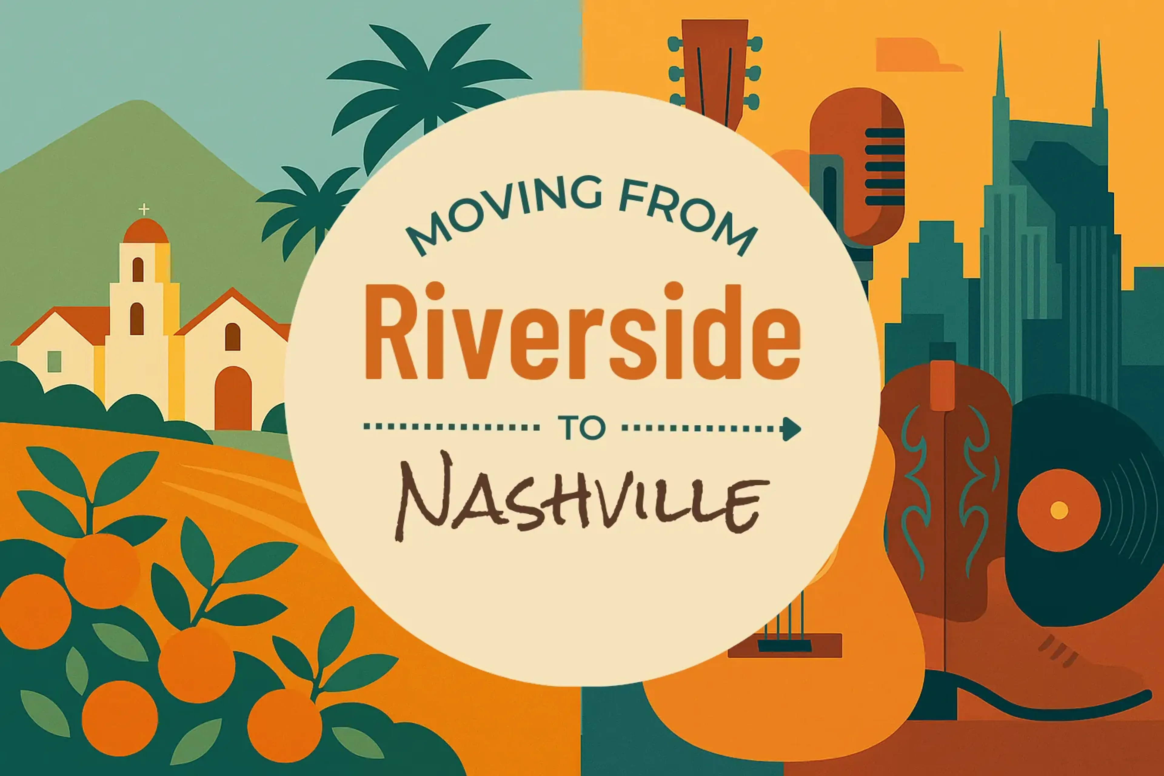 Side-by-side comparison of Riverside to Nashville moving companies