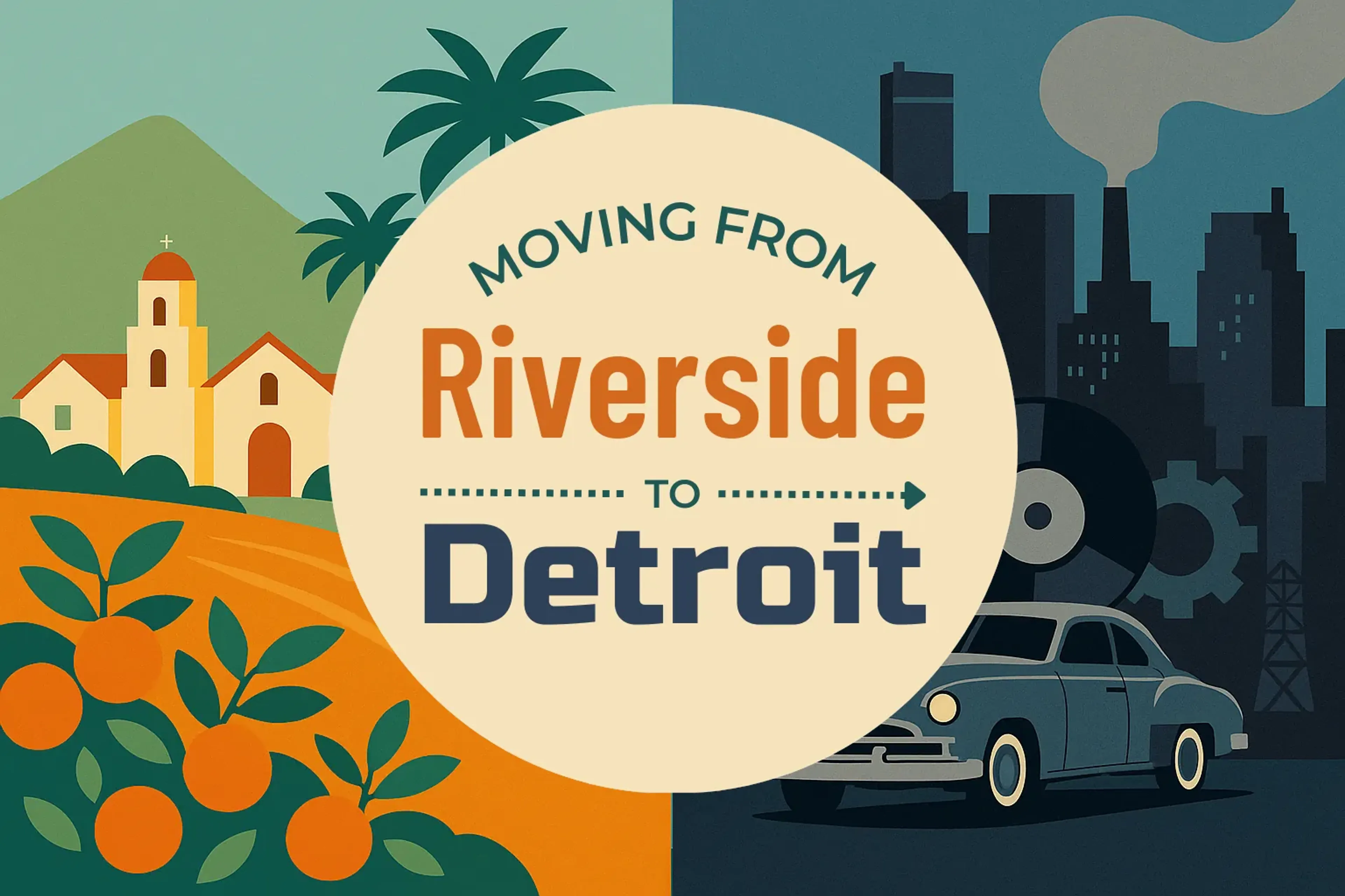Side-by-side comparison of Riverside to Detroit moving companies