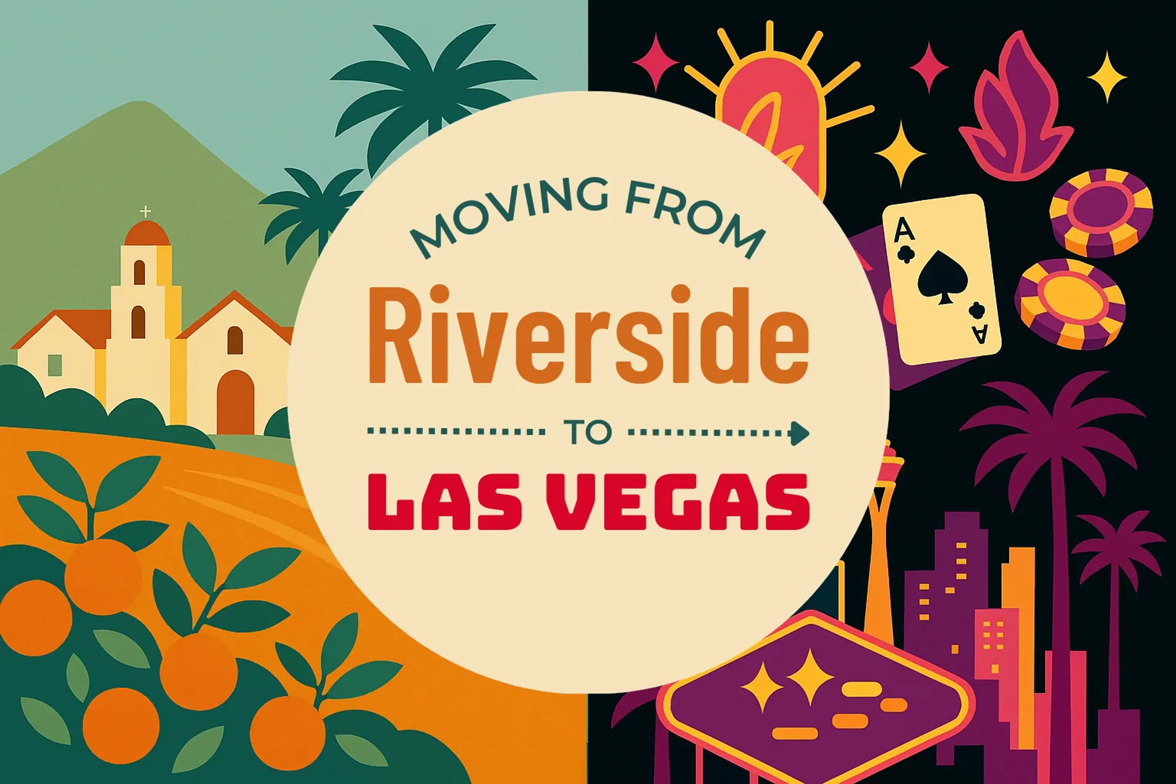 Side-by-side comparison of Riverside to Las Vegas moving companies