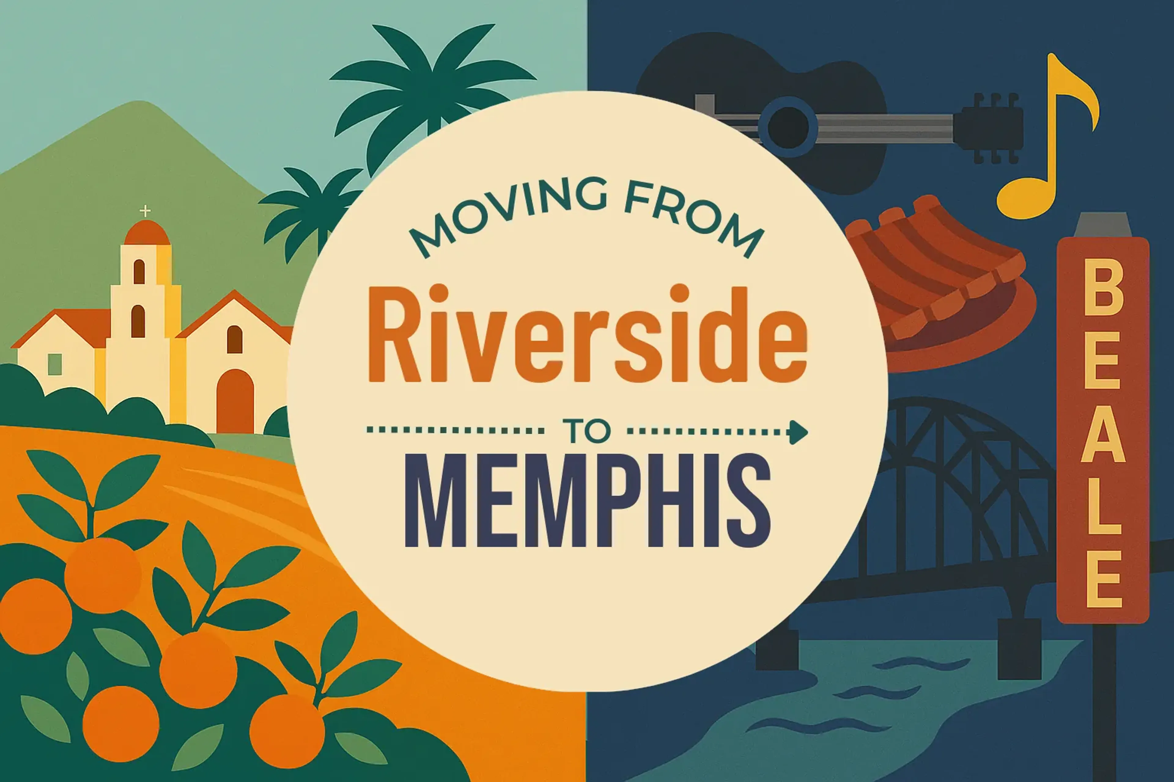 Side-by-side comparison of Riverside to Memphis moving companies