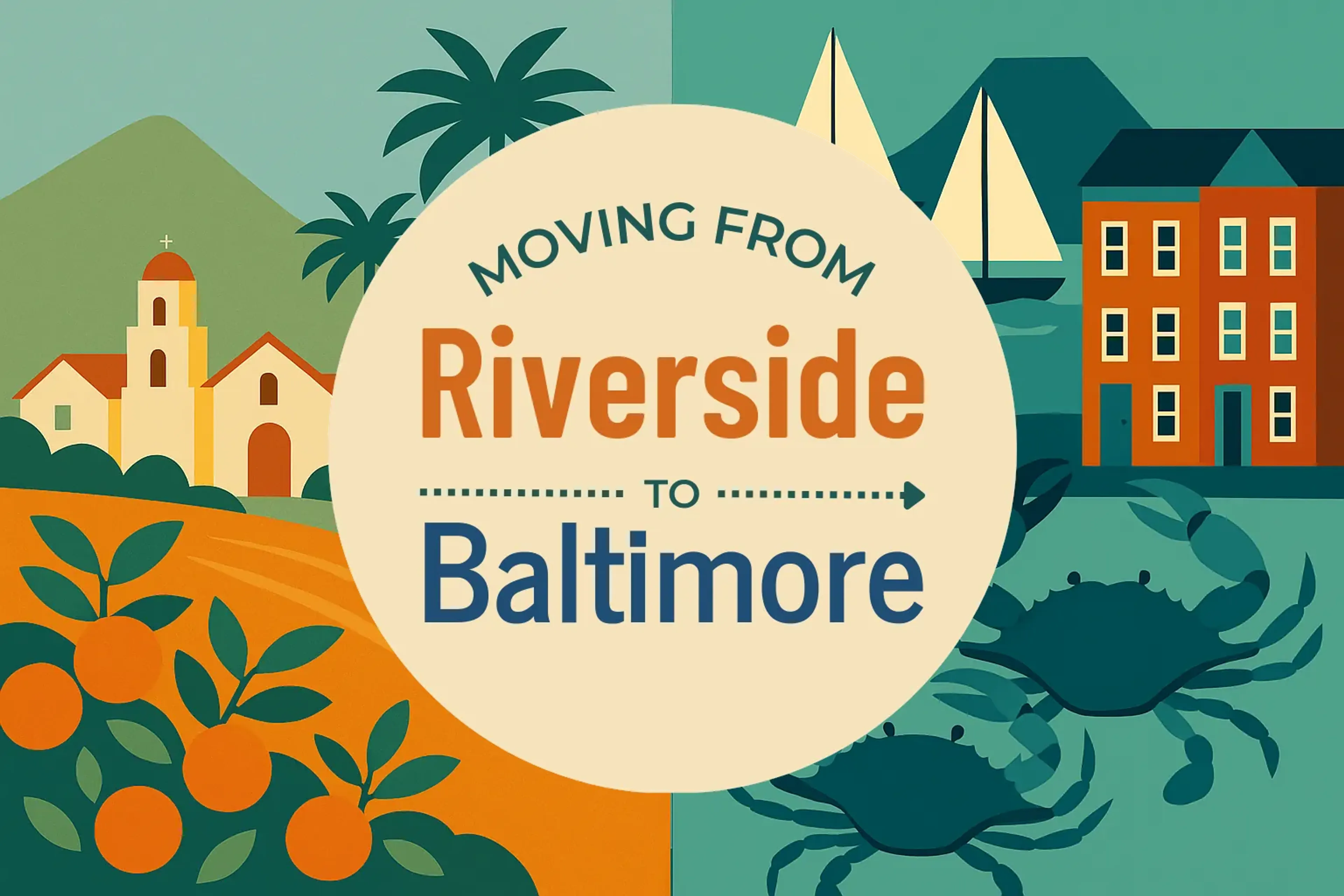 Side-by-side comparison of Riverside to Baltimore moving companies