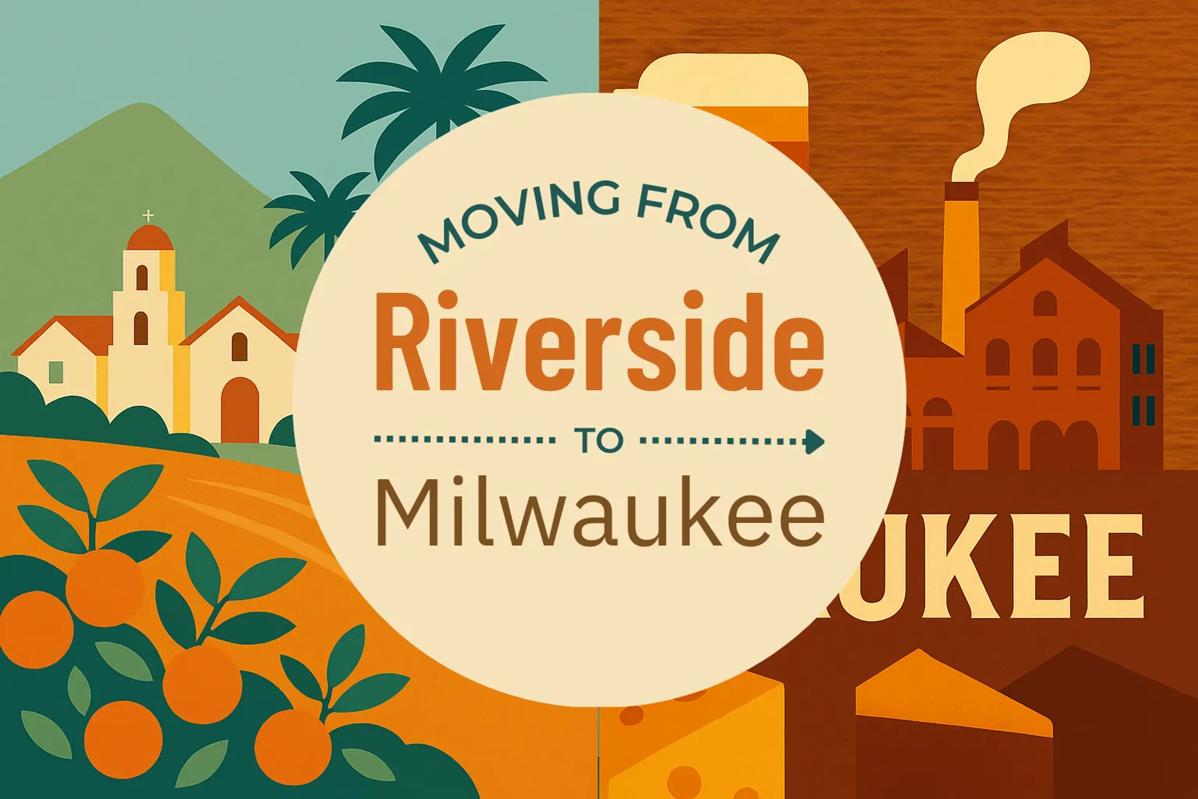Side-by-side comparison of Riverside to Milwaukee moving companies